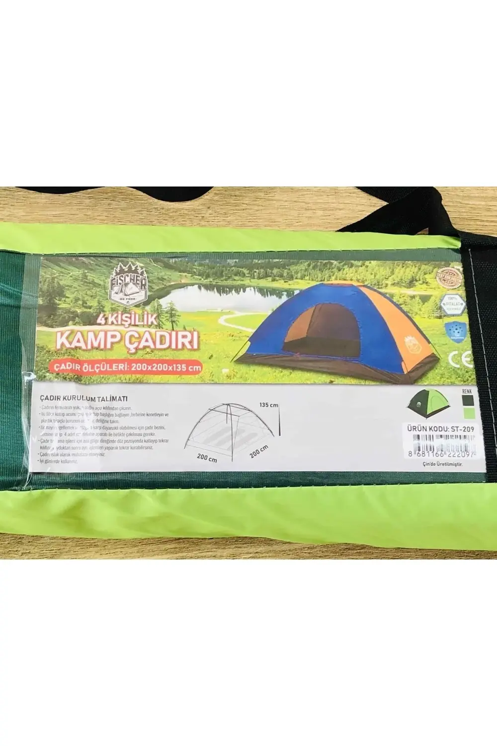 Yazlık Kamp Için Çadır 3-4 Kişilik Ince Hafif Pratik Tatil Çadırı