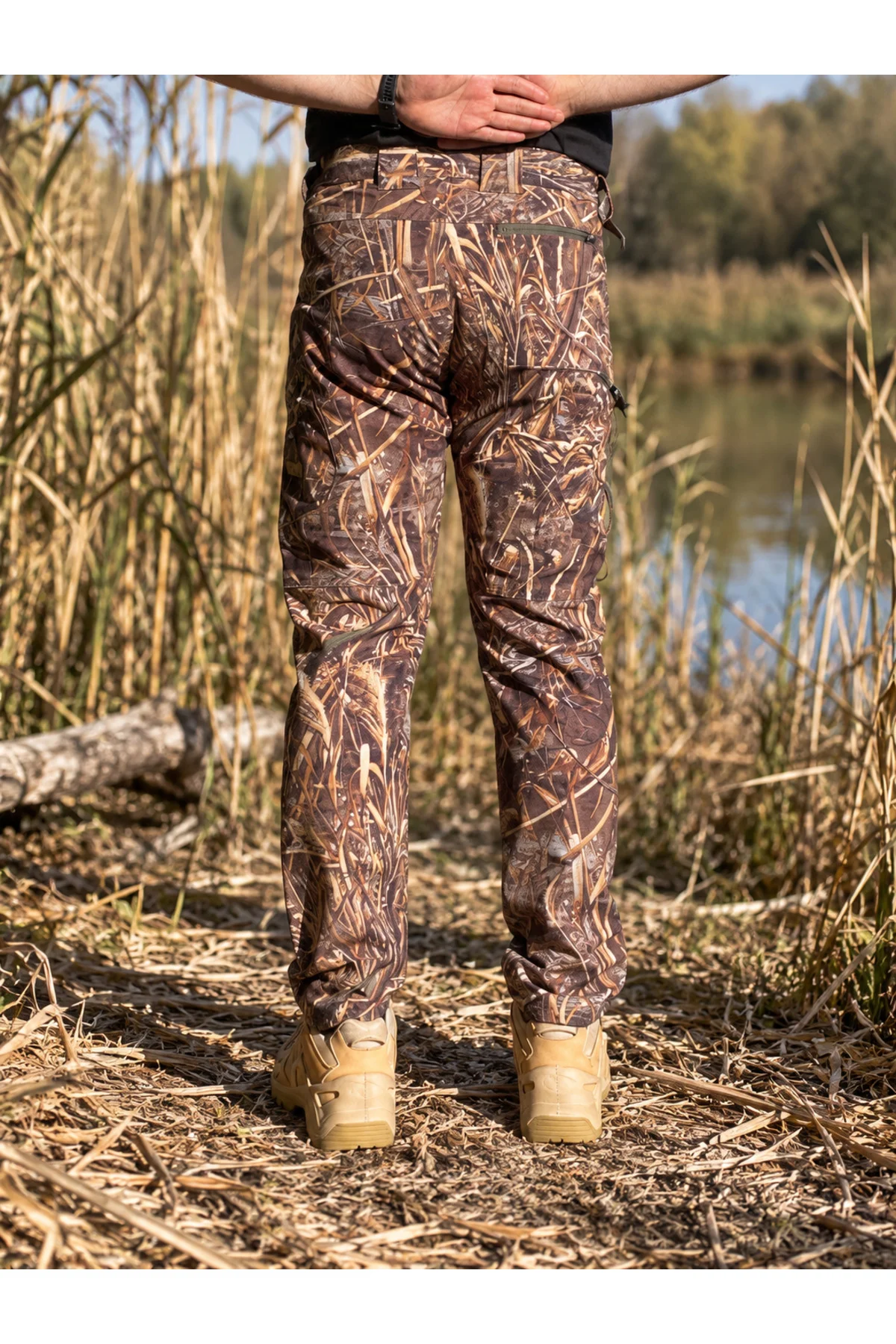 Yazlık Saz Desen Taktik Avcı Pantolonu – Kamuflaj Outdoor Av Pantolonu