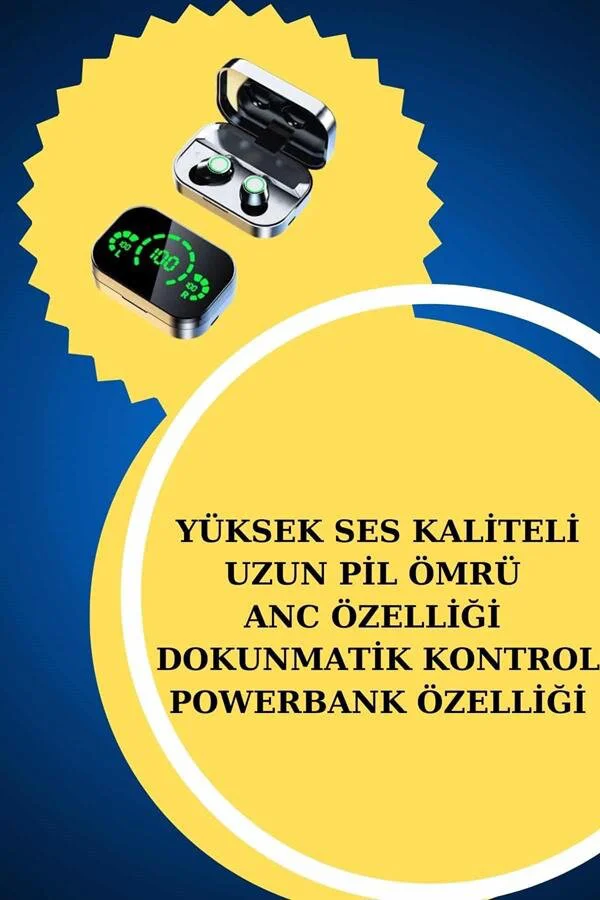 YD03 TWS Bluetooth Kulaklık ve Akıllı Saat Seti: Uyku Takibi Nabız Ölçer ve Uzun Pil Ömrü