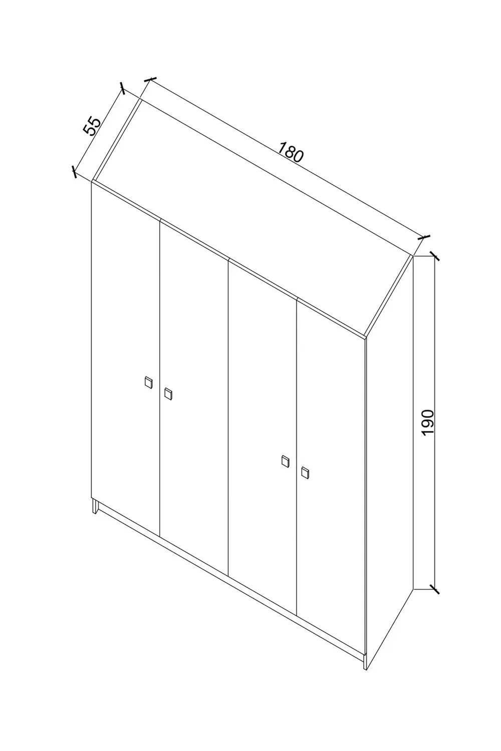 YD1004AT GARDOLAP 4 KAPAKLI KULLANIŞLI