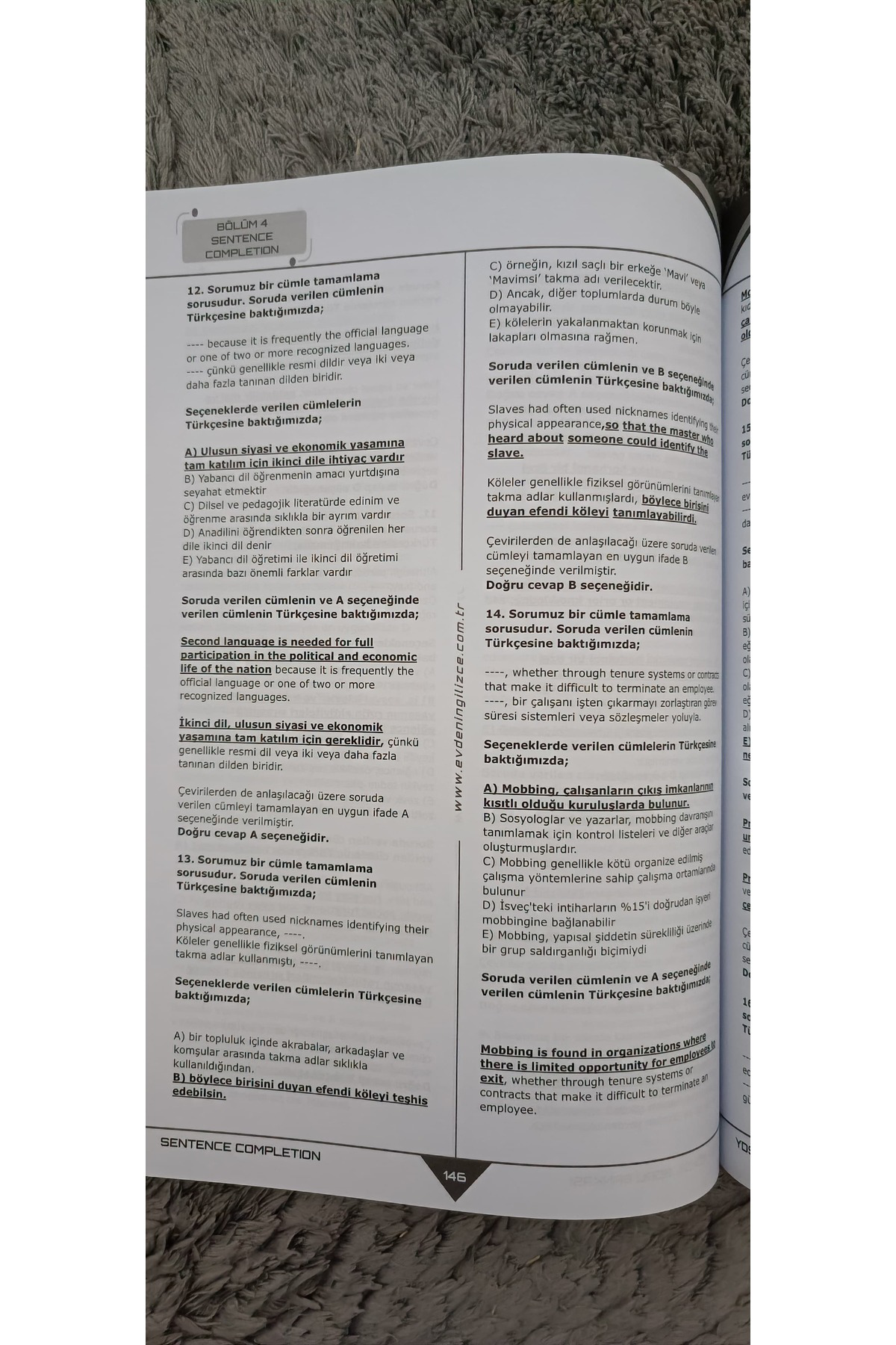 YDS-YÖKDİL SORU BANKASI