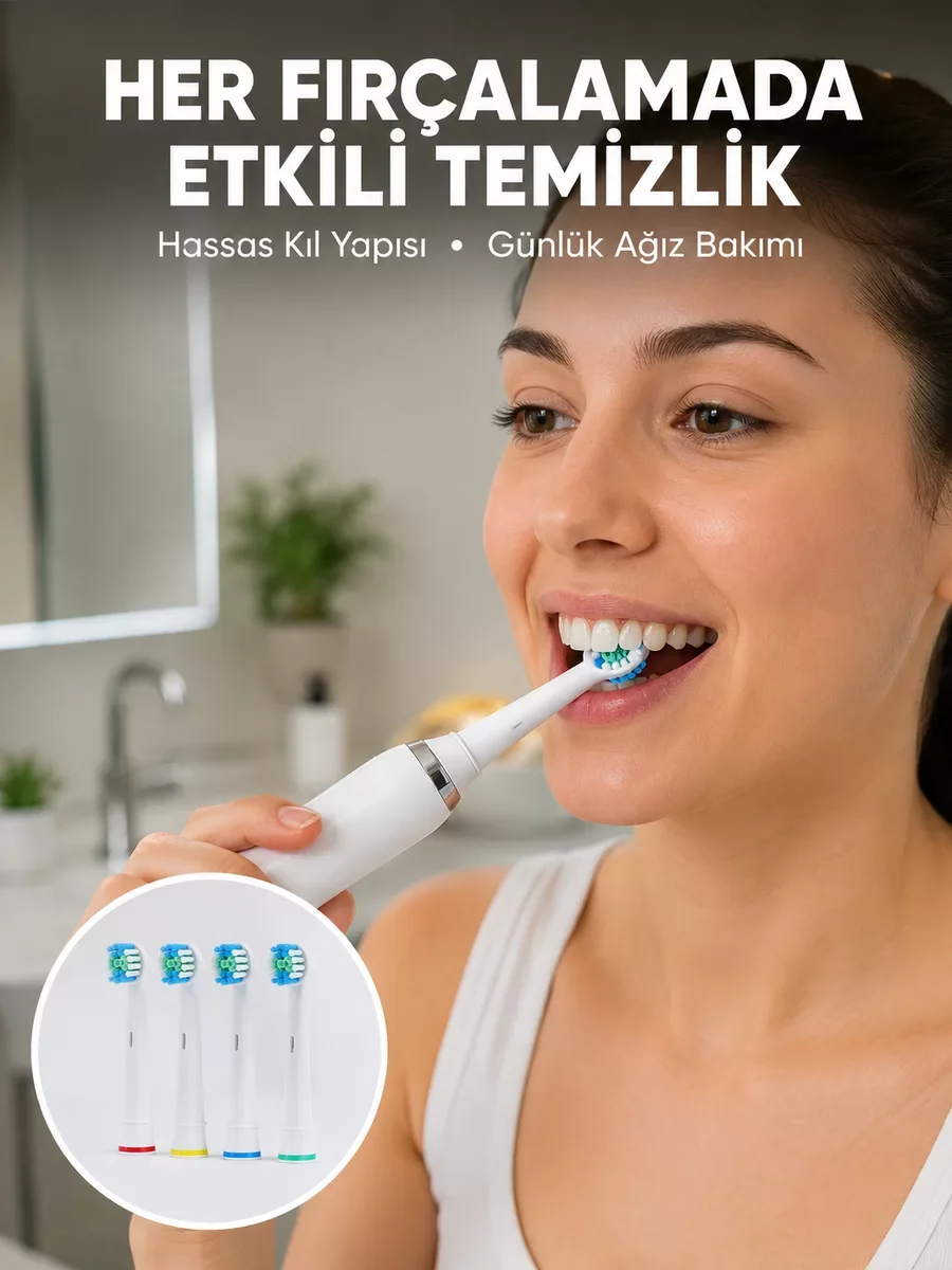 Yedek Başlık Seti - Günlük Ağız Bakımı İçin Nazik ve Etkili Yeni Nesil