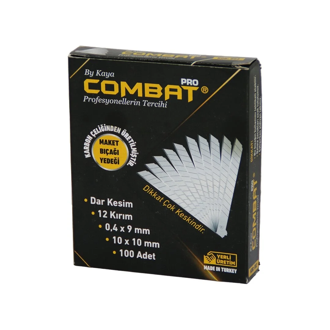 Yedek Küçük Falçata Bıçağı - 10'lu Paket - Dar Kesim - 12 Kırım