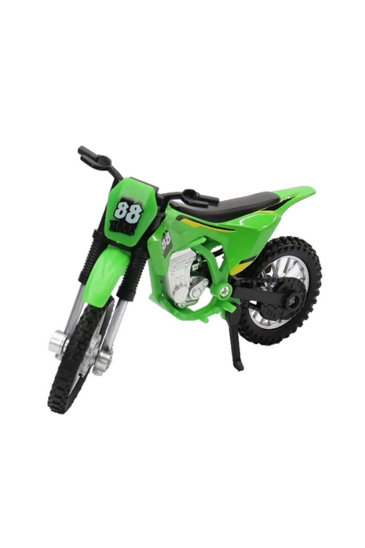 Oyuncak Store Yedek Lastikli Tornavidalı Model Motosiklet Cross Motor Motocross