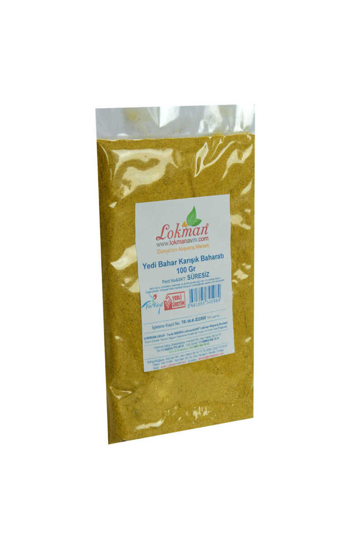 Lucest Yedi Türlü Karışık Baharat 100 Gr Paket