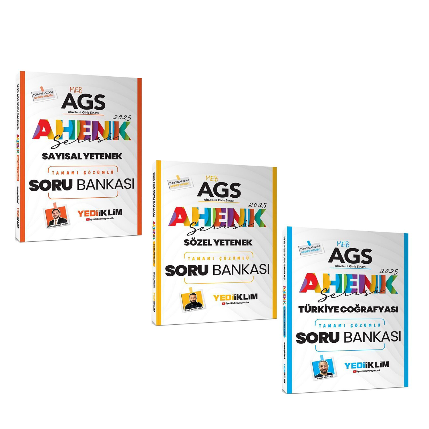 Yediiklim 2025 MEB AGS Ahenk Serisi Sayısal Sözel ve Türkiye Coğr