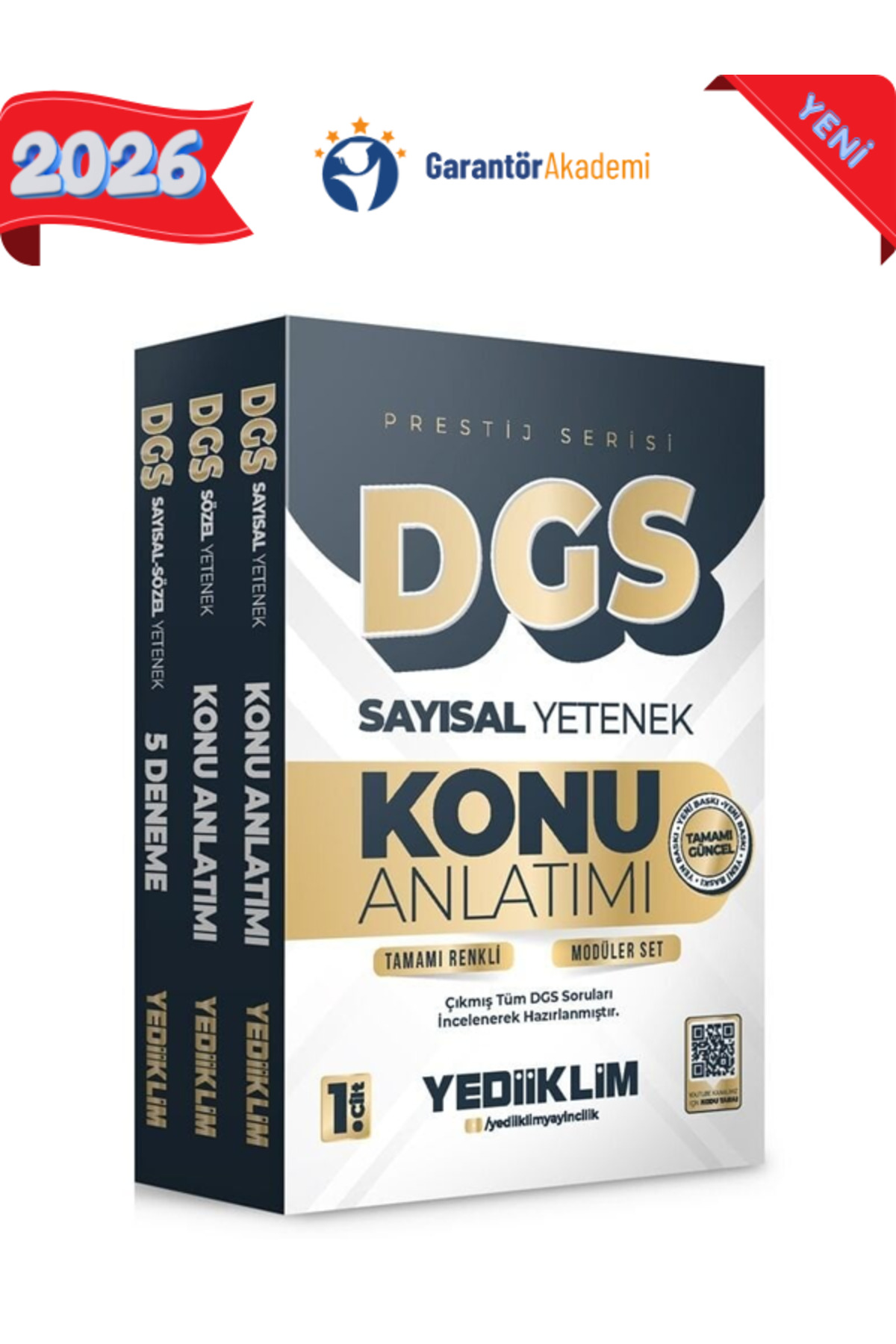 Makro Kitabevi Yayınları Yediiklim 2026 Bas. Dgs Prestij Konu Anlatımlı Modüler Set