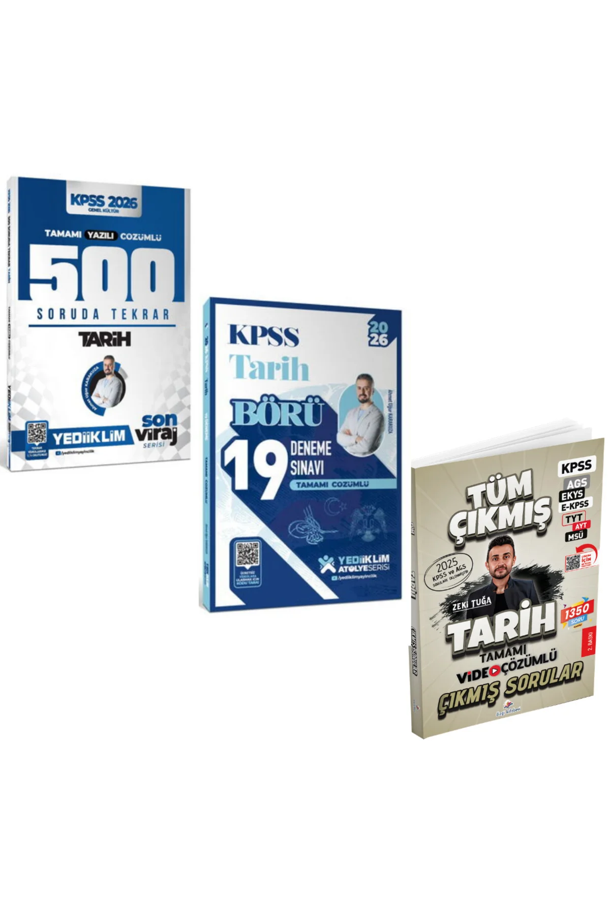 Yediiklim 2026 Kpss Tarih 500 Soruda Genel Tekrar Kampı & Dizgi KPSS Tarih Çıkmış Soru & KPSS Tarih
