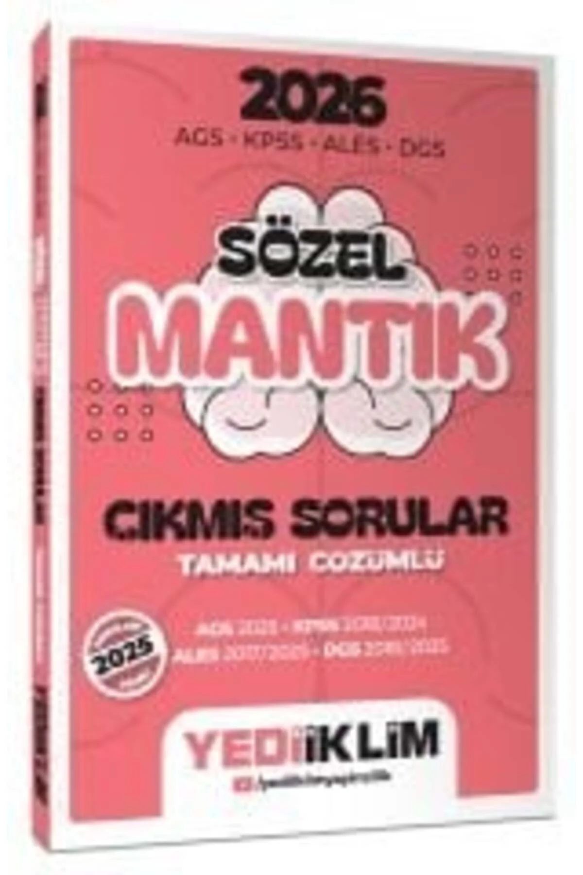 Yediiklim 2026 KPSS MEB-AGS ALES DGS Sözel Mantık Çıkmış Sorular 