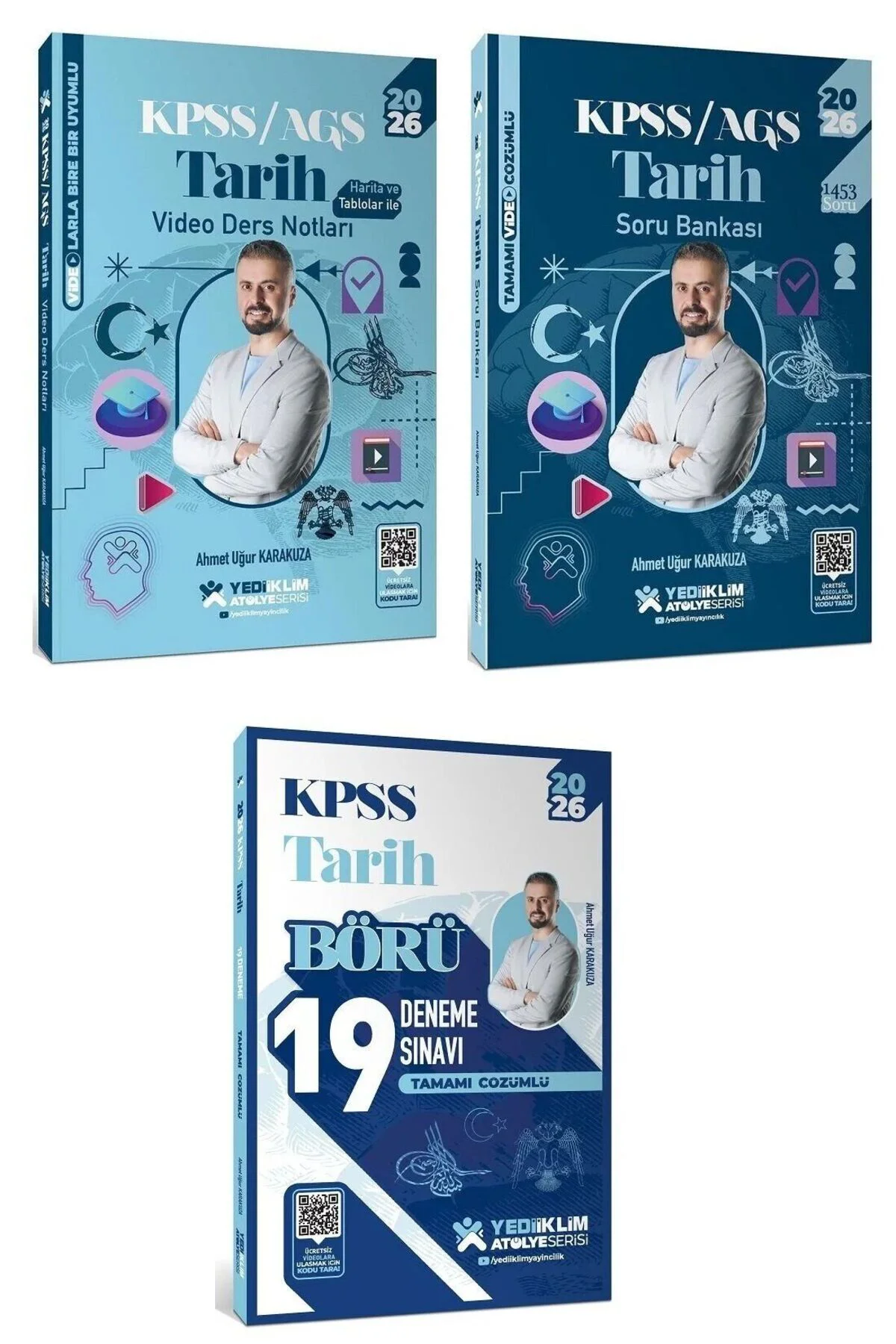 Yediiklim 2026 KPSS MEB-AGS Tarih Atölye Video Ders Notları + Sor