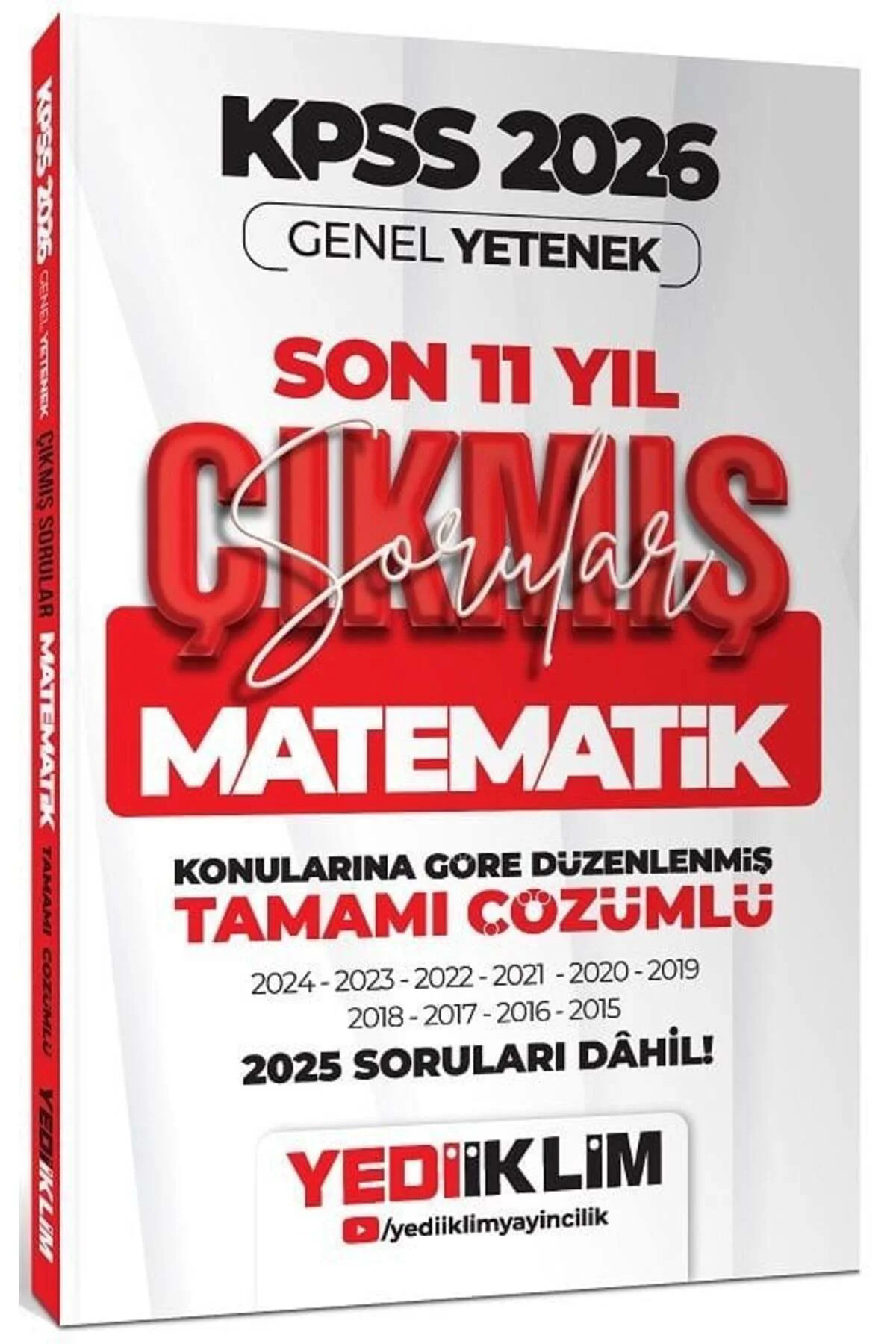 Yediiklim 2026 KPSS Matematik Çıkmış Sorular Son 11 Yıl Konuların