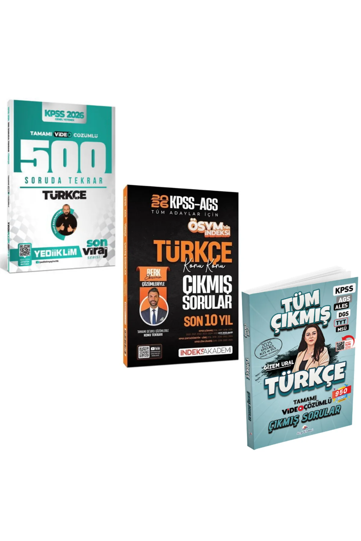 Yediiklim 2026 Kpss Türkçe 500 Soruda Genel Tekrar Kampı & KPSS Türkçe Çıkmış Sorular 3'lü Süper Set