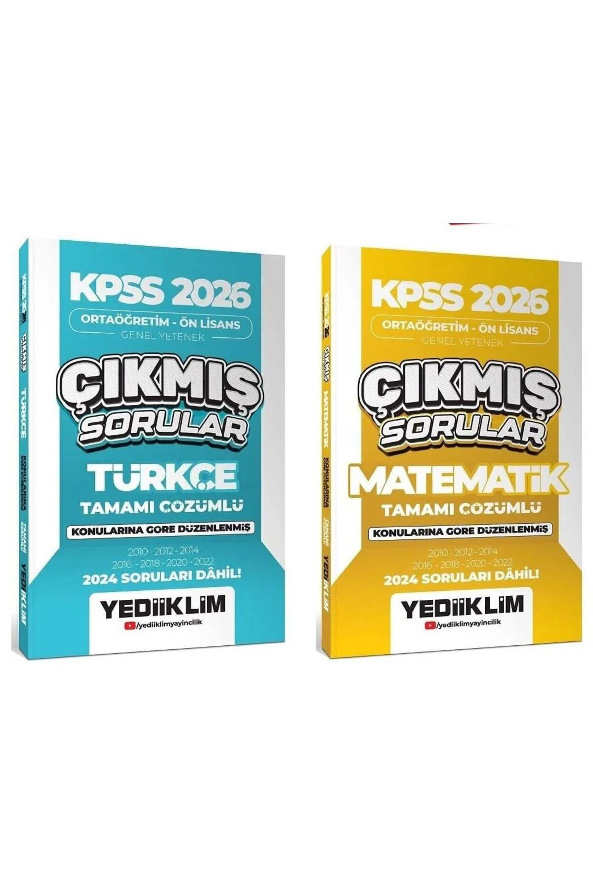Yediiklim 2026 KPSS Lise Ortaöğretim Ön Lisans Türkçe + Matematik