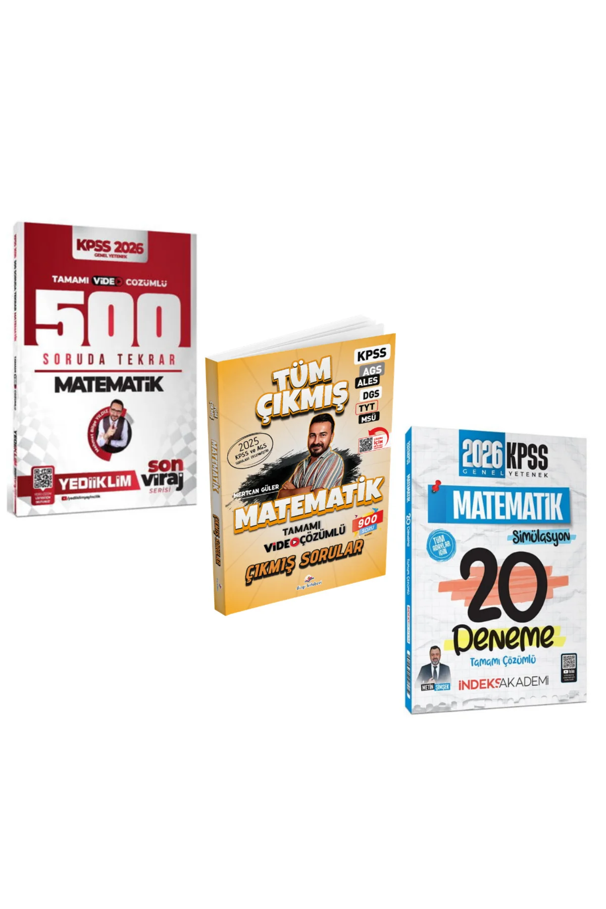Yediiklim 2026 Kpss Matematik 500 Soruda Genel Tekrar Kampı & İndeks KPSS Matematik Deneme & KPSS Ma