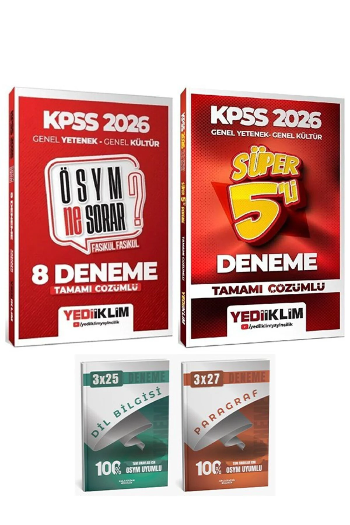 Yediiklim 2026 KPSS Genel Yetenek Genel Kültür ÖSYM Ne Sorar Süpe