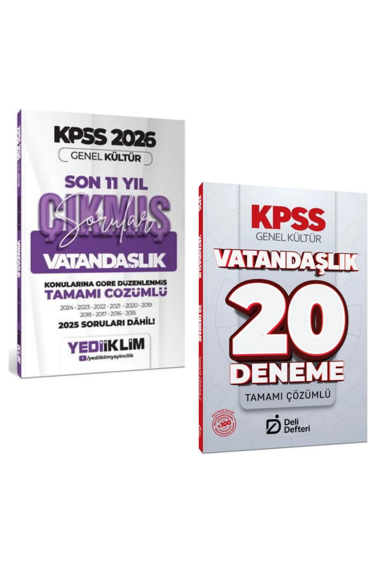 Yediiklim 2026 KPSS Genel Kültür Vatandaşlık Konularına Göre Son 