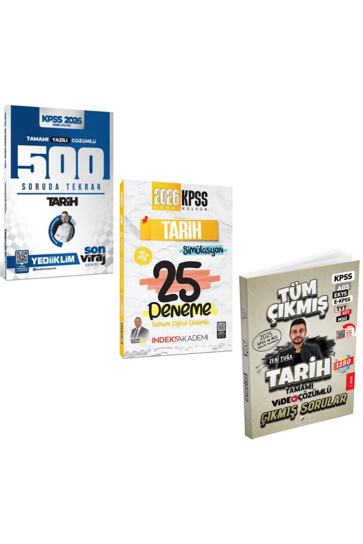 Yediiklim 2026 Kpss Tarih 500 Soruda Genel Tekrar Kampı & Dizgi KPSS Tarih Çıkmış Soru & KPSS Tarih