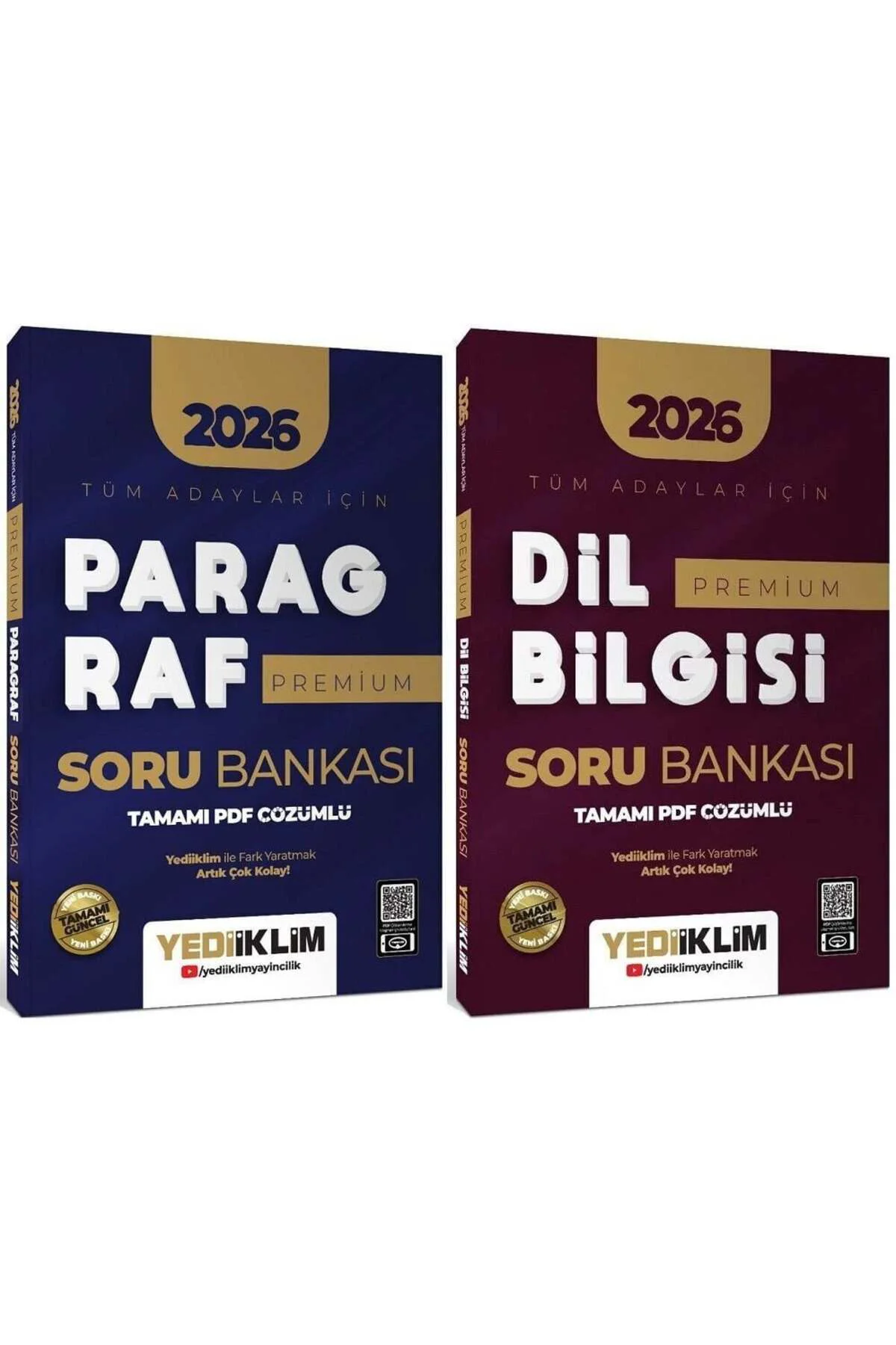 Yediiklim 2026 KPSS MEB-AGS DGS ALES TYT AYT MSÜ Paragraf + Dil B