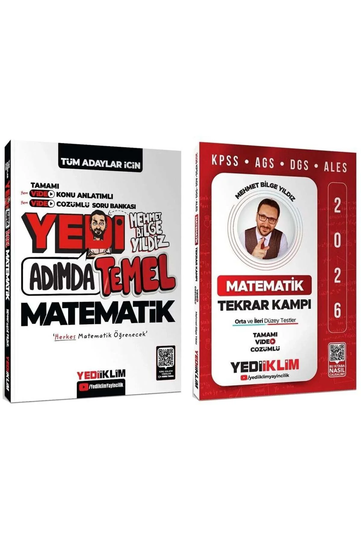 Yediiklim 2026 KPSS DGS ALES TYT 7 Yedi Adımda Temel Matematik Ko
