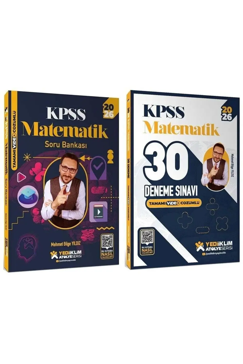 Yediiklim 2026 KPSS Matematik Soru Bankası + 30 Deneme Atölye Ser