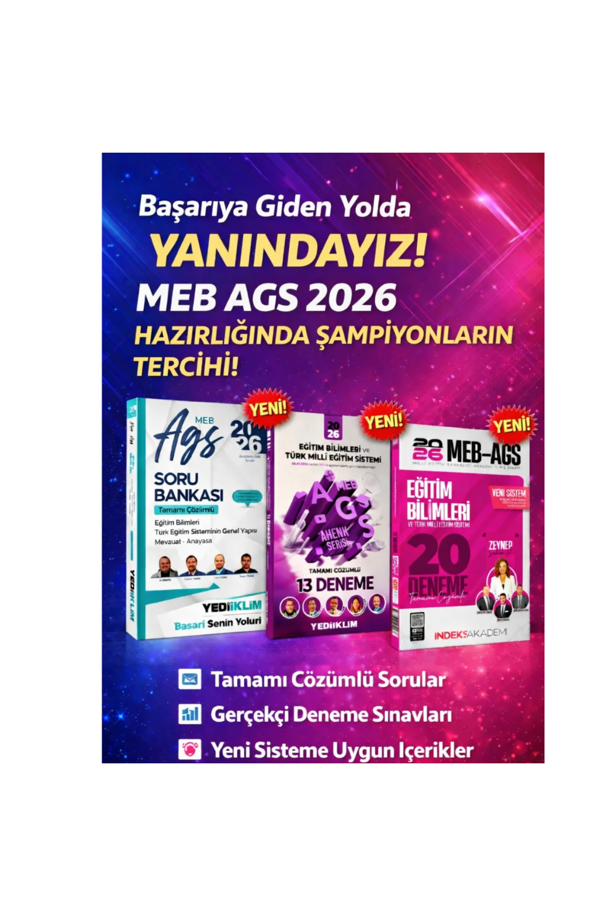 Yediiklim 2026 MEB AGS Eğitim Bilimleri Türk Eğitim Sisteminin Mevzuat Anayasa Soru Bankası & MEB AG