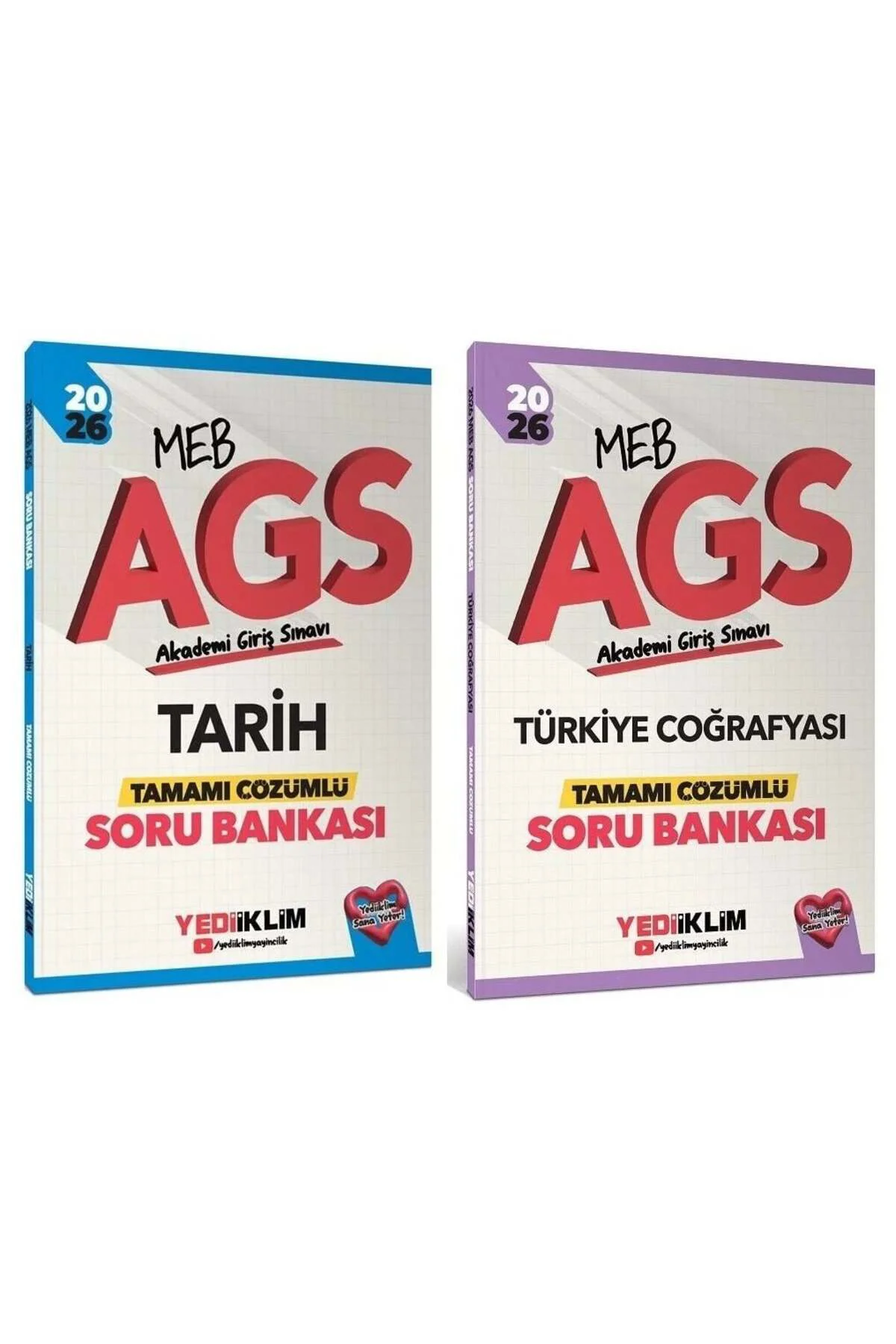 Yediiklim 2026 MEB-AGS Tarih + Türkiye Coğrafyası Soru Bankası 2 
