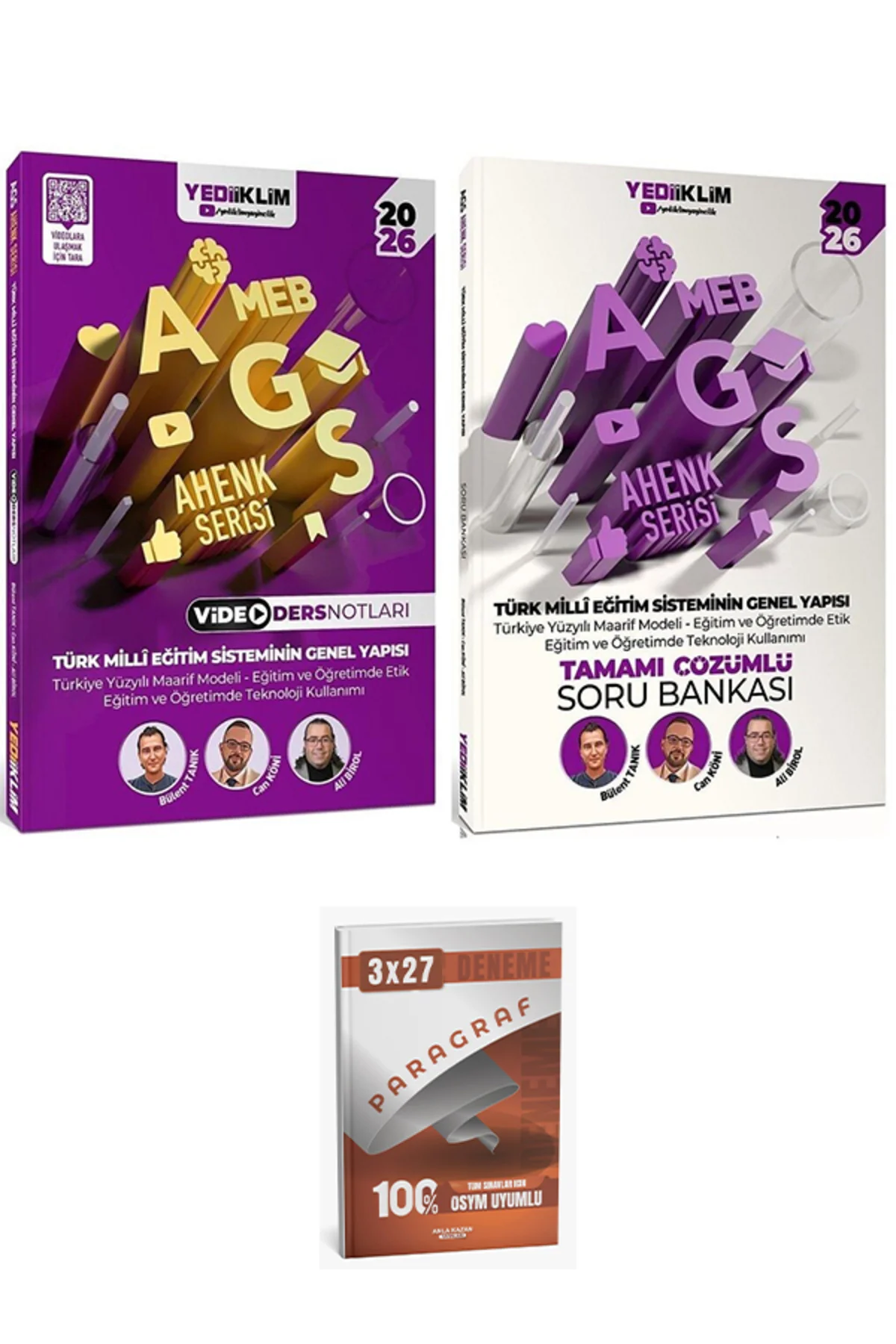 Yediiklim 2026 MEB-AGS Türk Milli Eğitim Sisteminin Genel Yapısı 