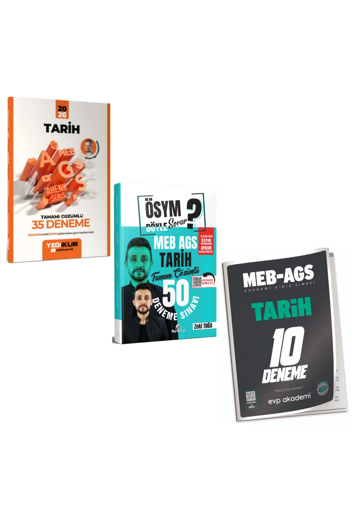 Yediiklim 2026 Meb-Ags Ahenk Tarih 35 Deneme & Dizgi Kitap Meb Ags Tarih 50 Deneme & EVP Akademi Den