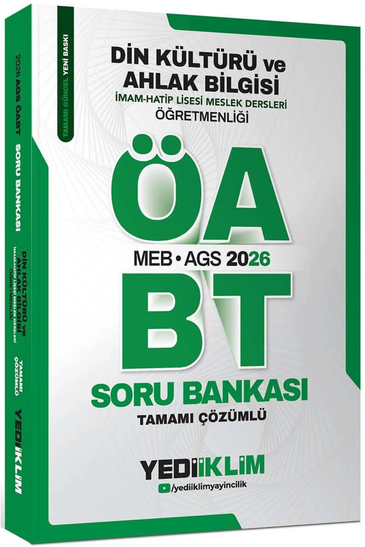 Yediiklim 2026 MEB AGS ÖABT Din Kültürü Ve Ahlak Bilgisi Öğretmen
