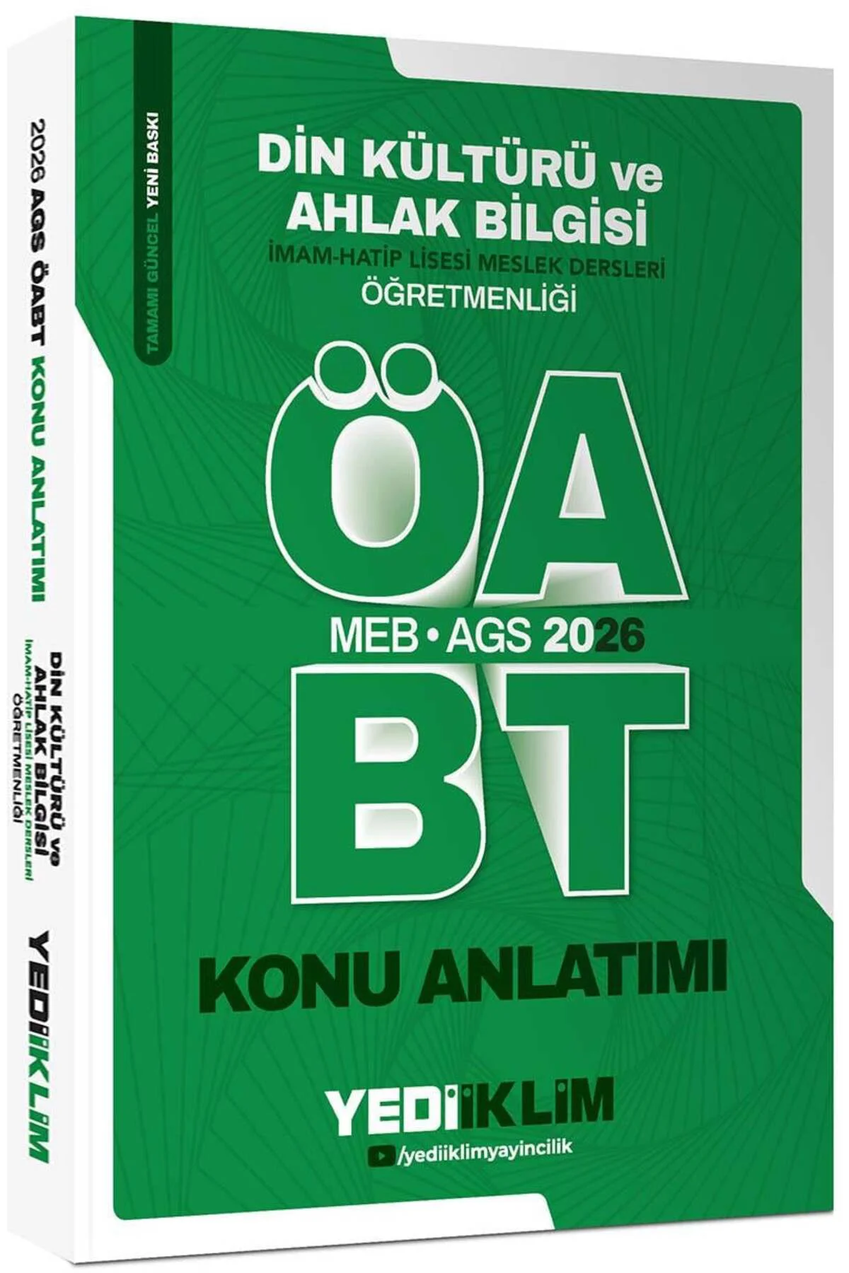 Yediiklim 2026 MEB AGS ÖABT Din Kültürü Ve Ahlak Bilgisi Öğretmen