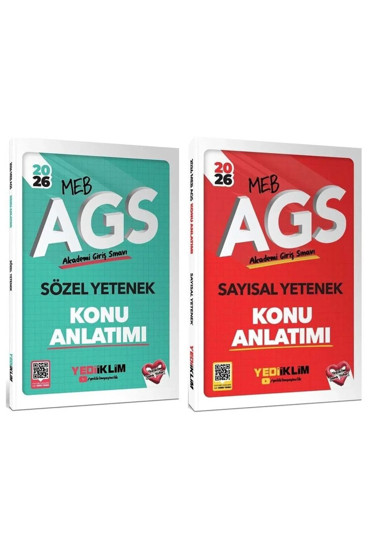 Yediiklim 2026 MEB-AGS Sözel + Sayısal Yetenek Konu 2 li Set Yedi Yediiklim 2026 MEB-AGS Sözel + Sayısal Yetenek Konu 2 li Set Yedi
