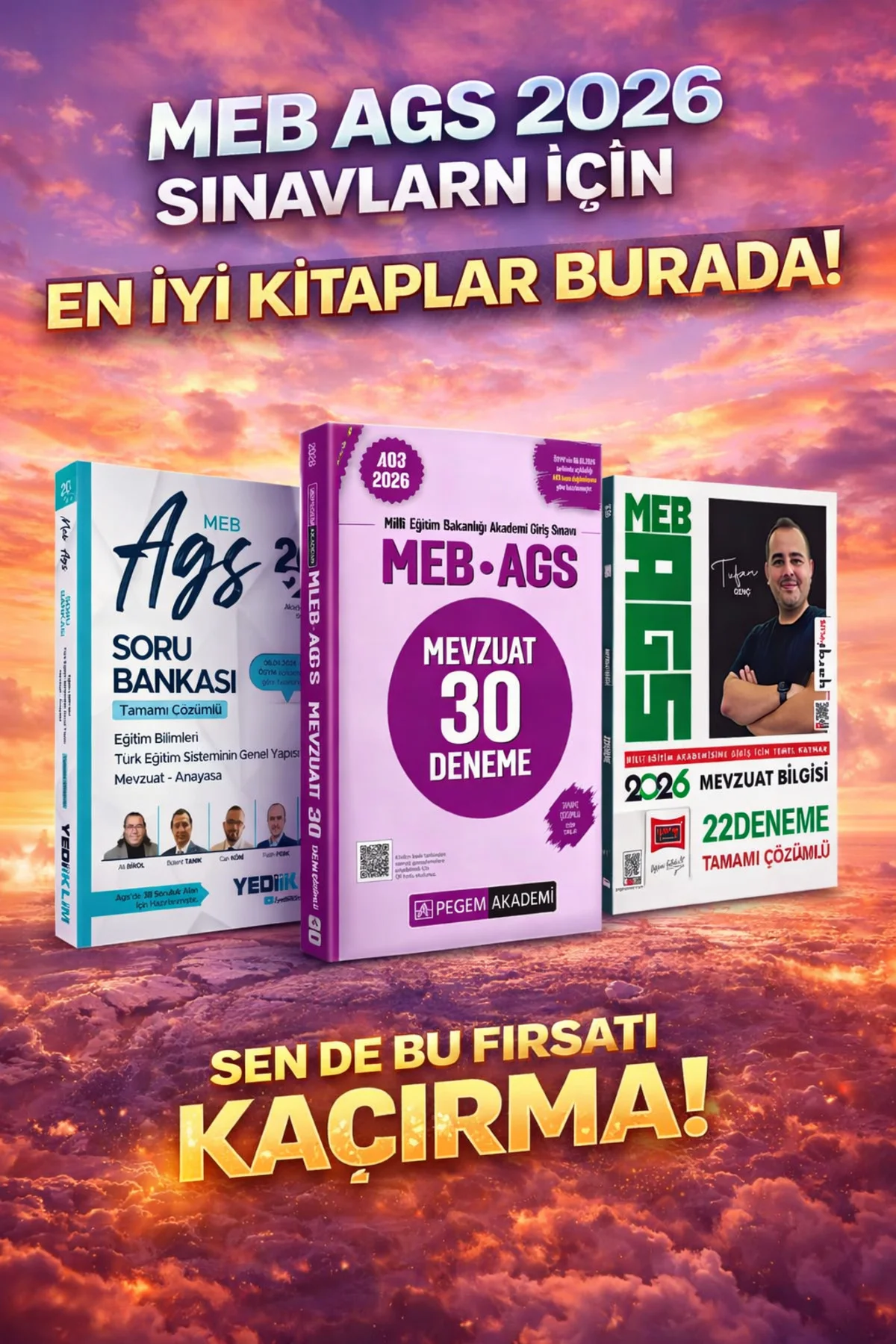 Yediiklim 2026 MEB AGS Tüm Dersler Soru Bankası & MEB AGS Mevzuat Deneme Seti