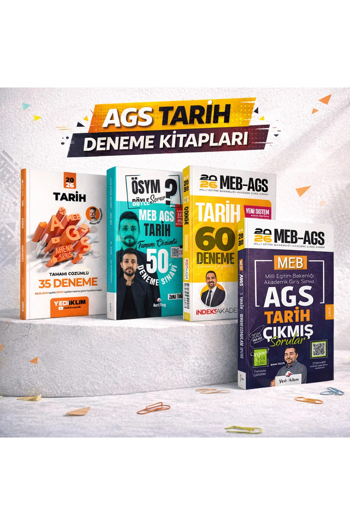 Yediiklim 2026 Meb-Ags Ahenk Tarih 35 Deneme & İndeks Meb Ags Tarih 60 Deneme & Dizgi Meb Ags Tarih