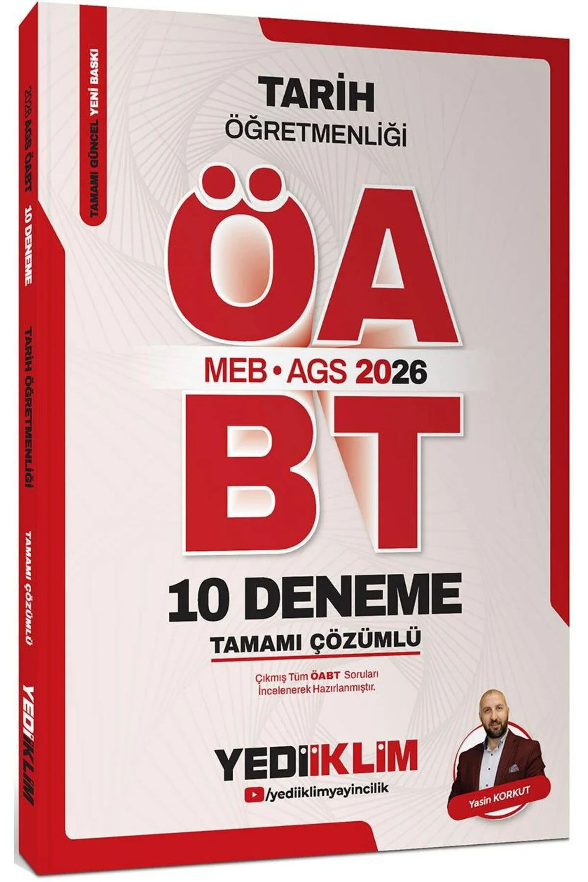 Yediiklim 2026 MEB AGS ÖABT Tarih Öğretmenliği Tamamı Çözümlü 10 
