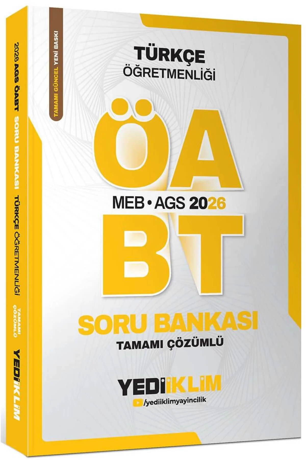 Yediiklim 2026 MEB AGS ÖABT Türkçe Öğretmenliği Tamamı Çözümlü So