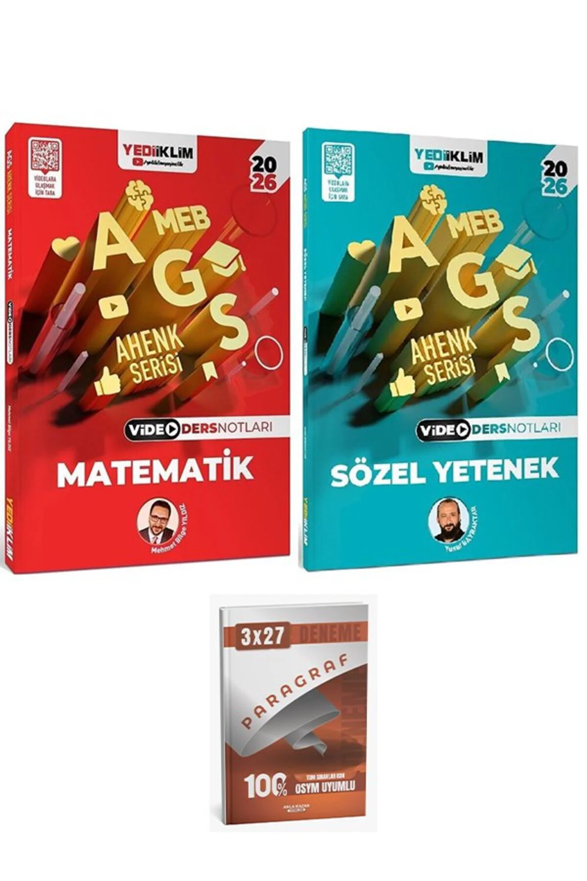 Yediiklim 2026 MEB-AGS Matematik Sayısal + Sözel Yetenek Video De