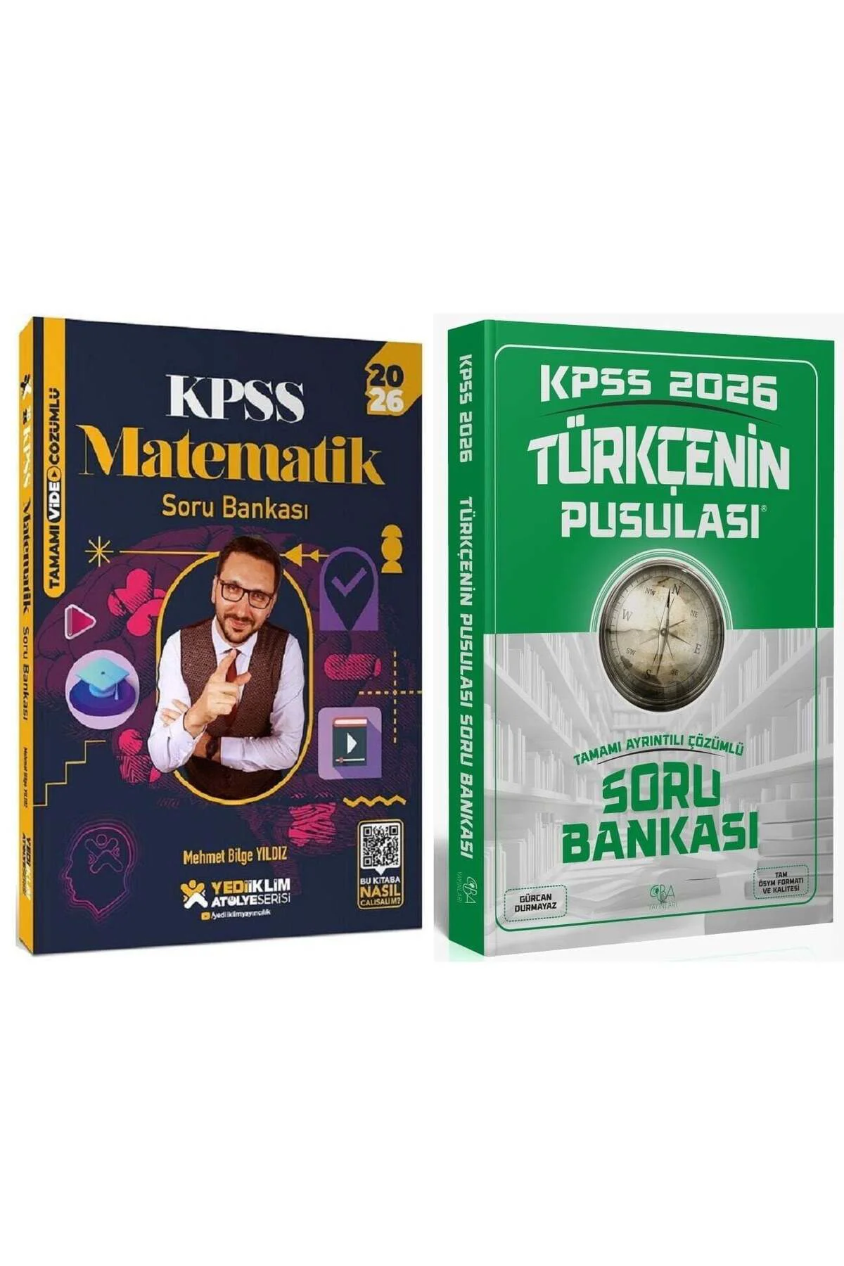 Yediiklim + CBA 2026 KPSS Matematik Atölye + Türkçe Soru Bankası 