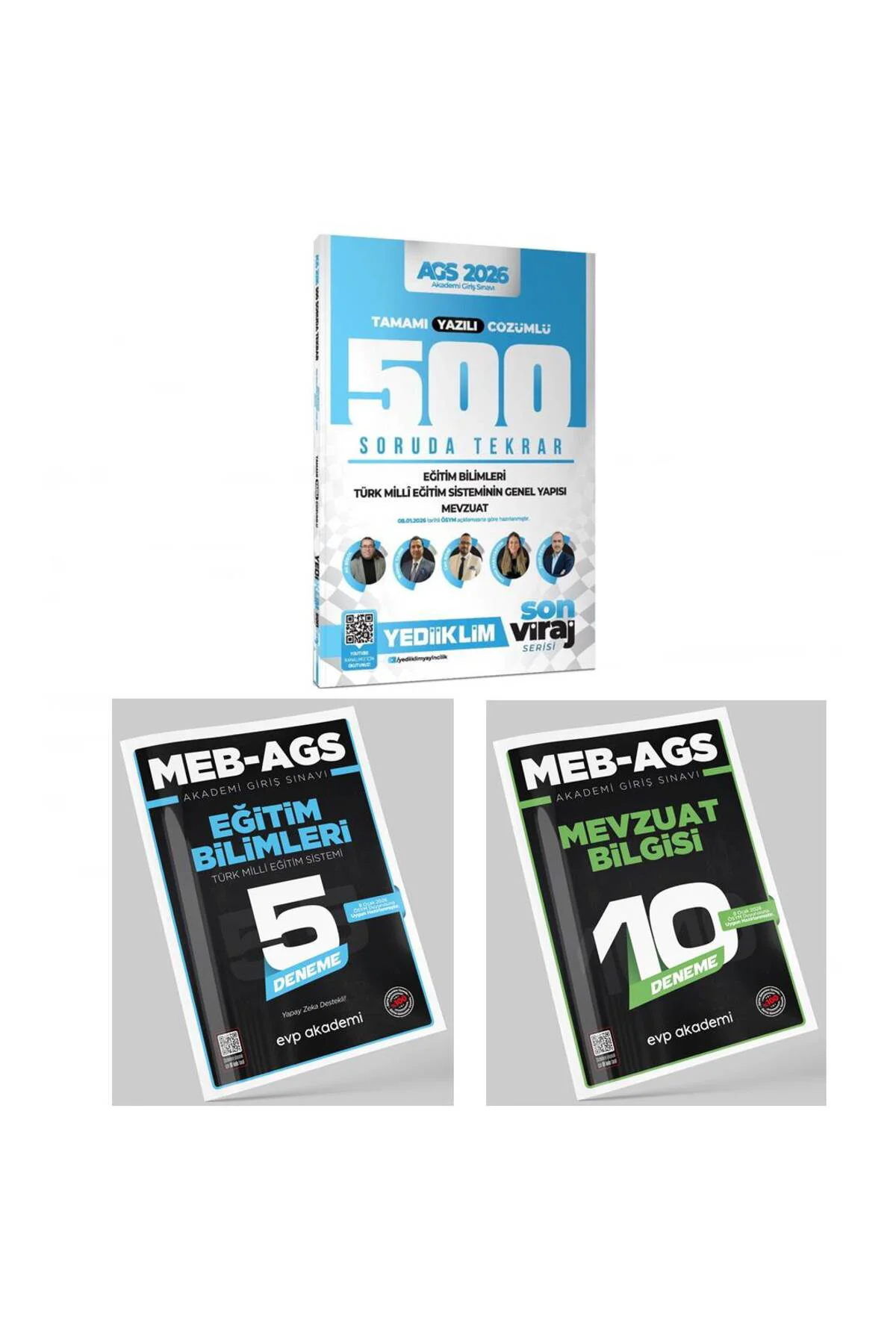 Yediiklim + EVP 2026 MEB AGS Eğitim Bİlimleri Mevzuat 500 Soruda Yediiklim + EVP 2026 MEB AGS Eğitim Bİlimleri Mevzuat 500 Soruda