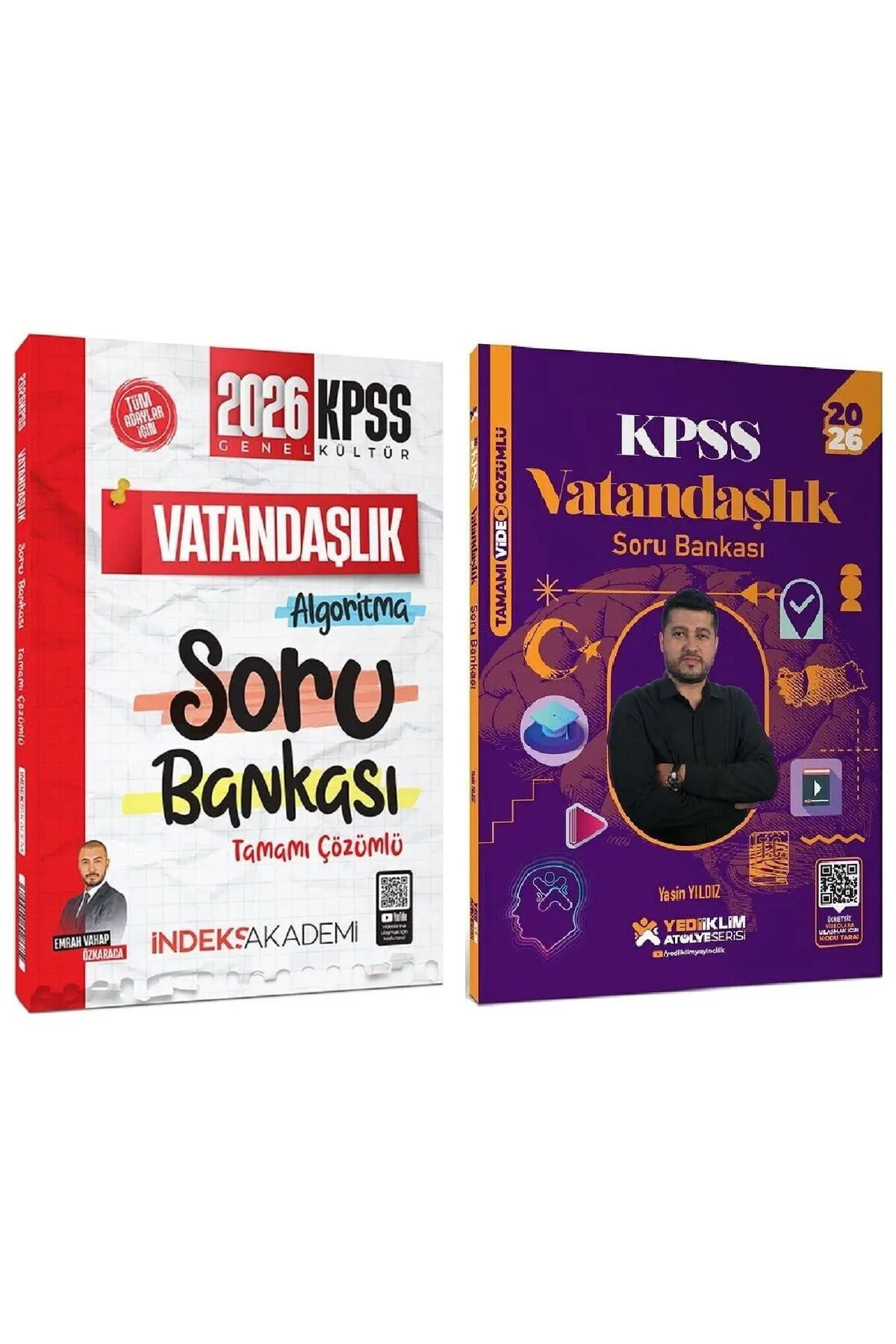 Yediiklim + İndeks 2026 KPSS Vatandaşlık Atölye Soru Bankası 2 li