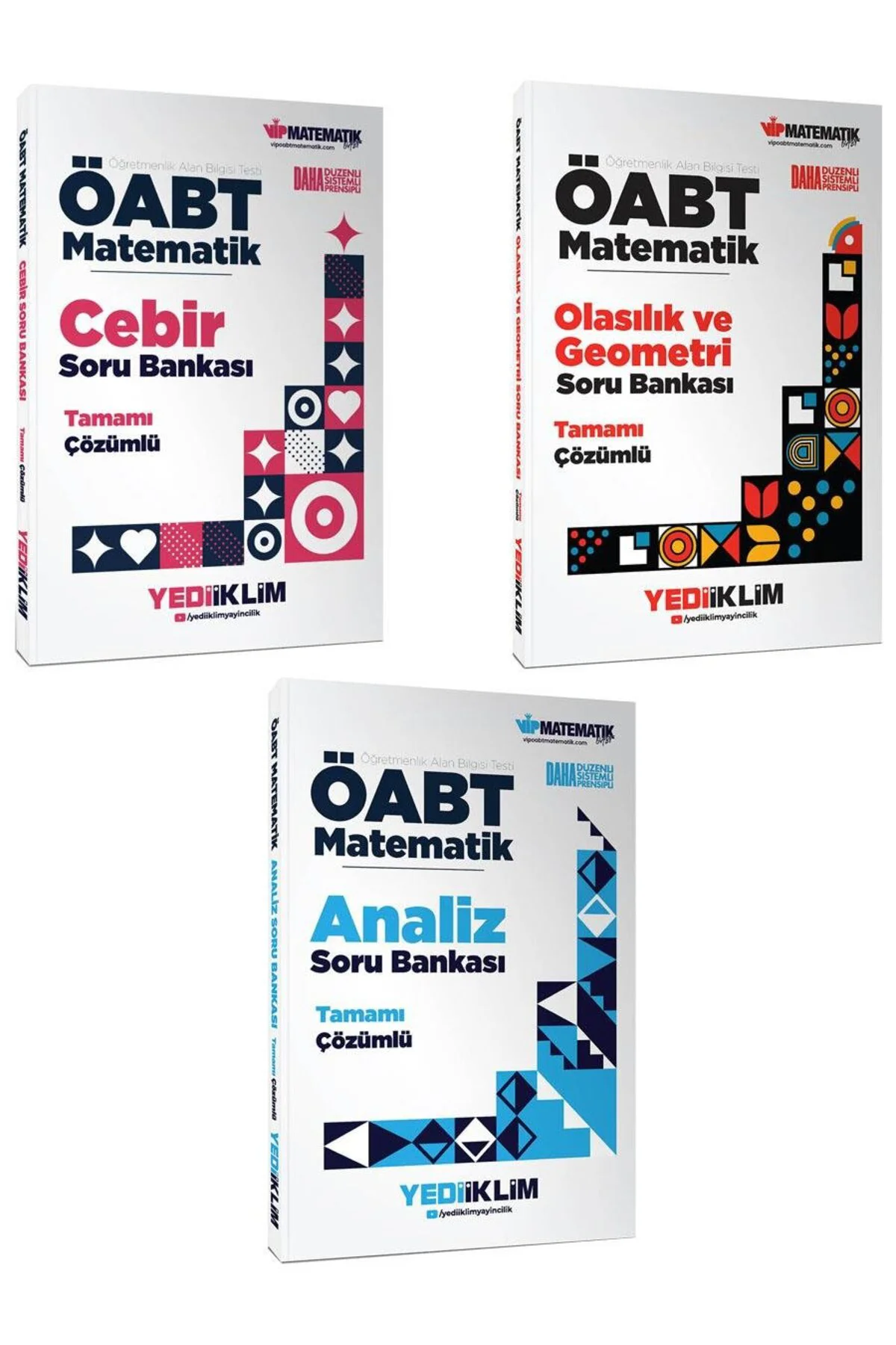 Yediiklim ÖABT İlköğretim Matematik Öğretmenliği Soru Bankası Set