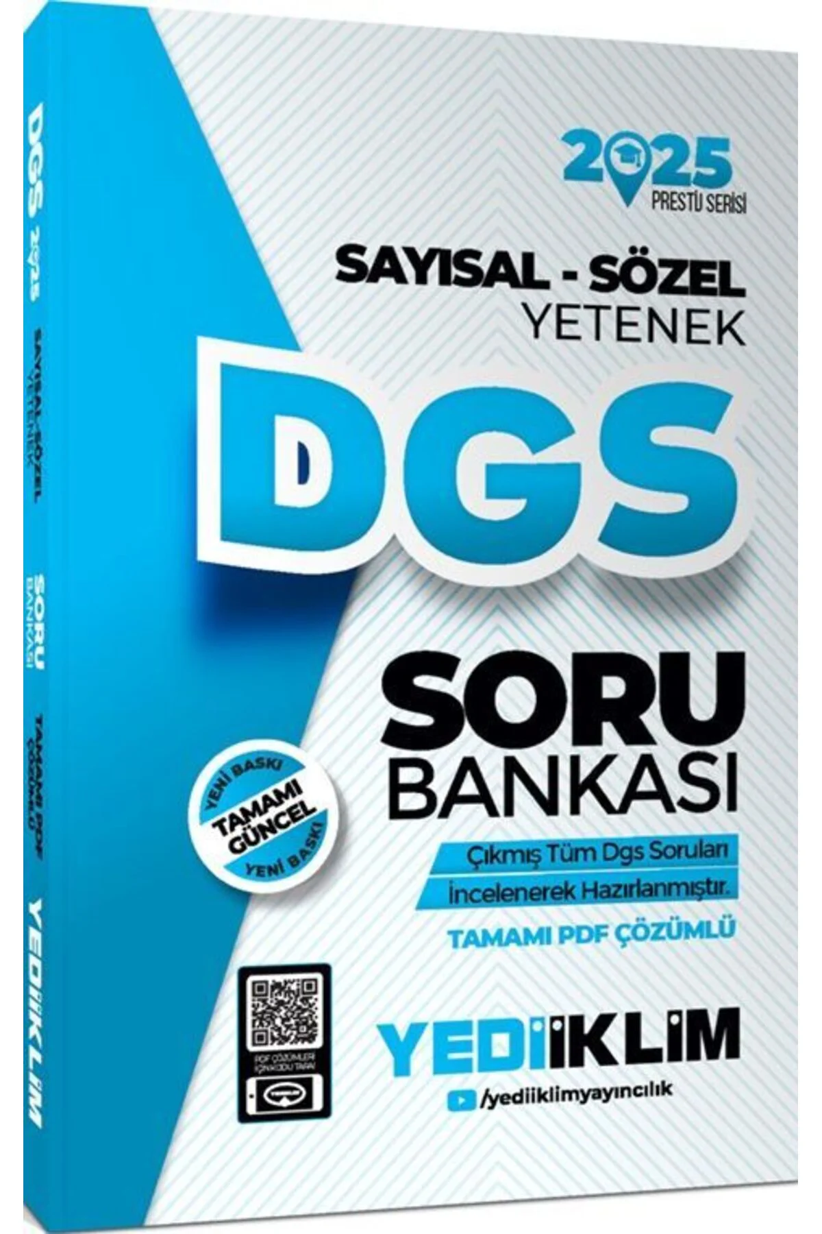 Yediiklim Yayınları 2025 DGS Sayısal Sözel Yetenek Tamamı PDF Çözümlü Soru Bankası Yediiklim Yayınları 2025 DGS Sayısal Sözel Yetenek Tamamı PDF Çözümlü Soru Bankası