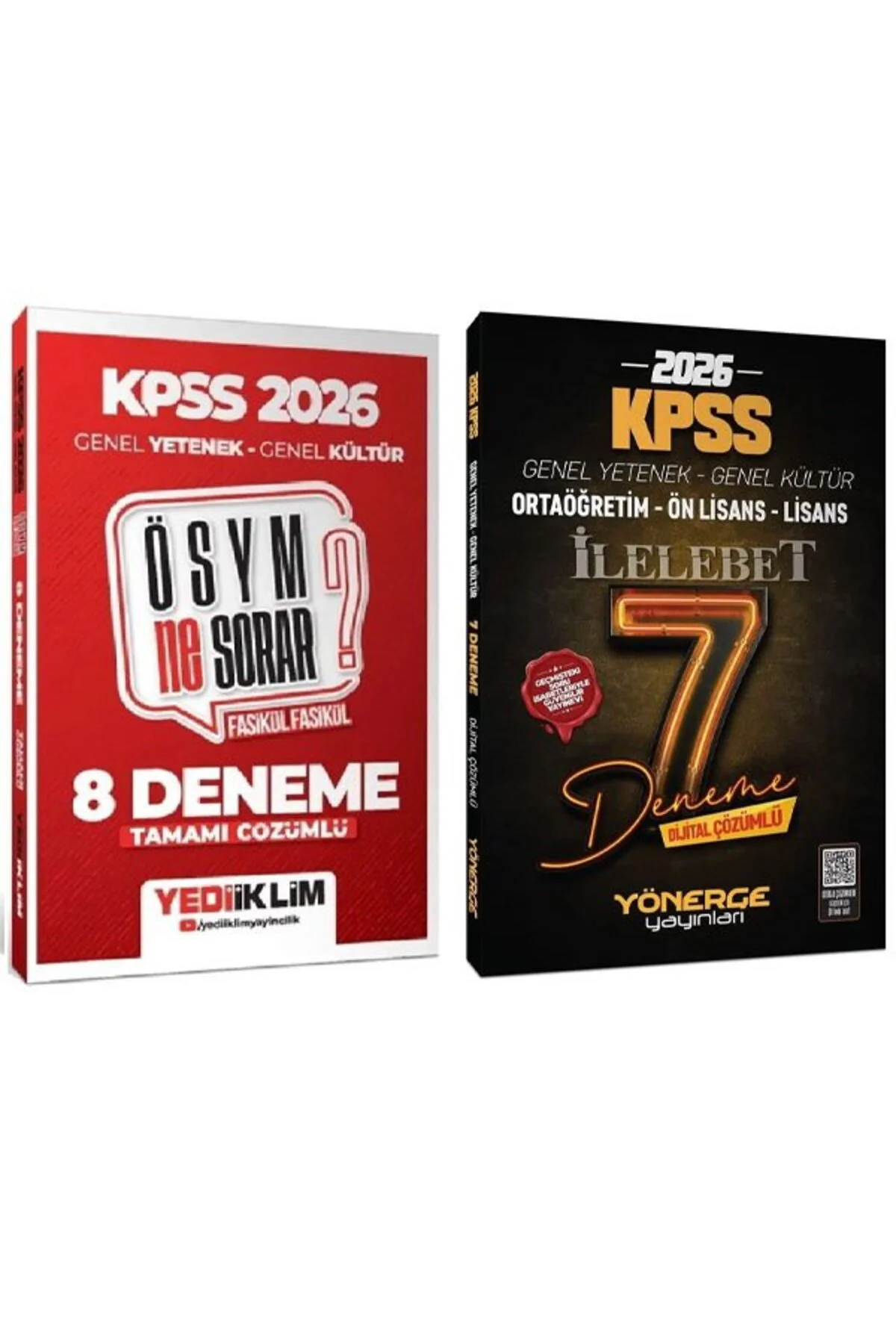 Yediiklim + Yönerge 2026 KPSS Genel Yetenek Genel Kültür ÖSYM Ne 