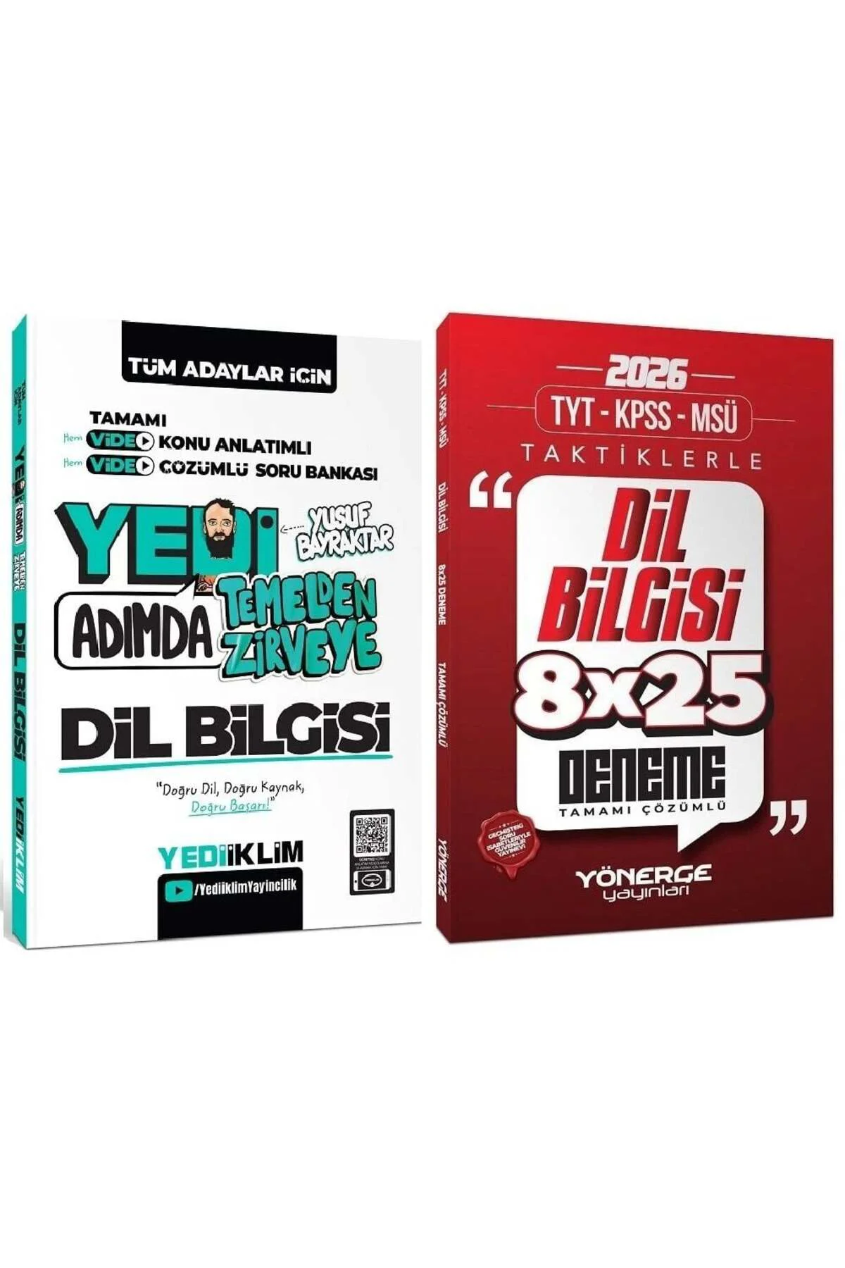 Yediiklim + Yönerge 2026 KPSS DGS ALES TYT AYT MSÜ 7 Yedi Adımda 