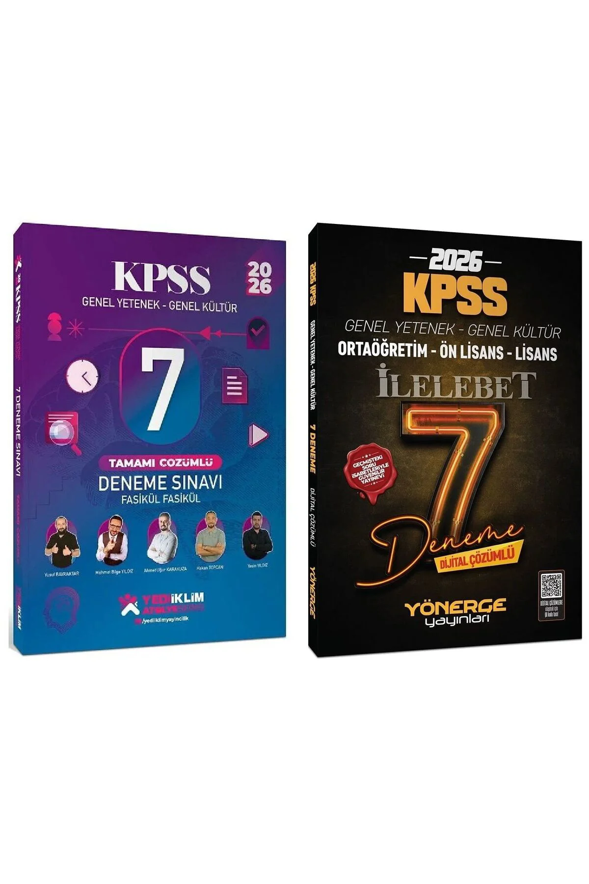 Yediiklim + Yönerge 2026 KPSS Genel Yetenek Genel Kültür Atölye 7