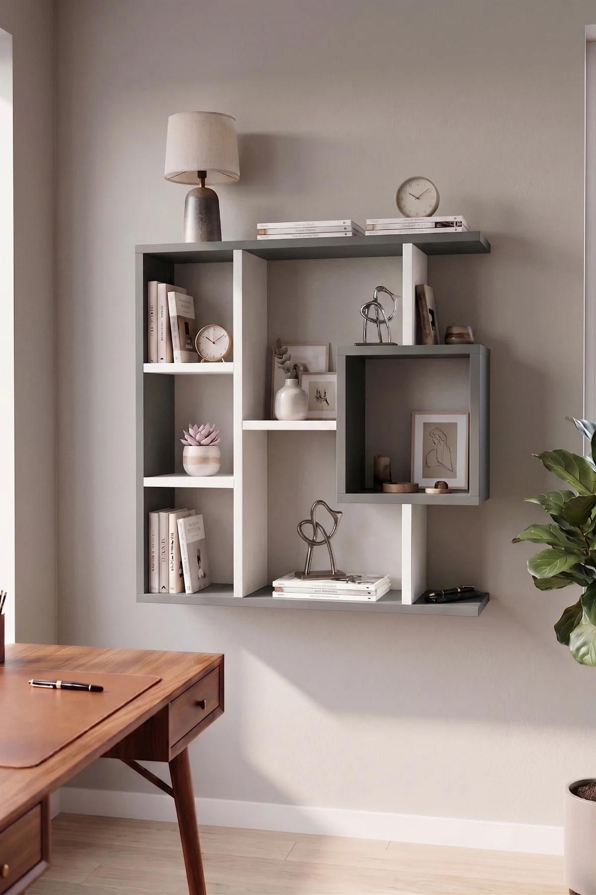 Yegane Çift Kullanımlı Duvar Rafı / Mini Kitaplık Fiyatı, Yorumları ve Özellikleri