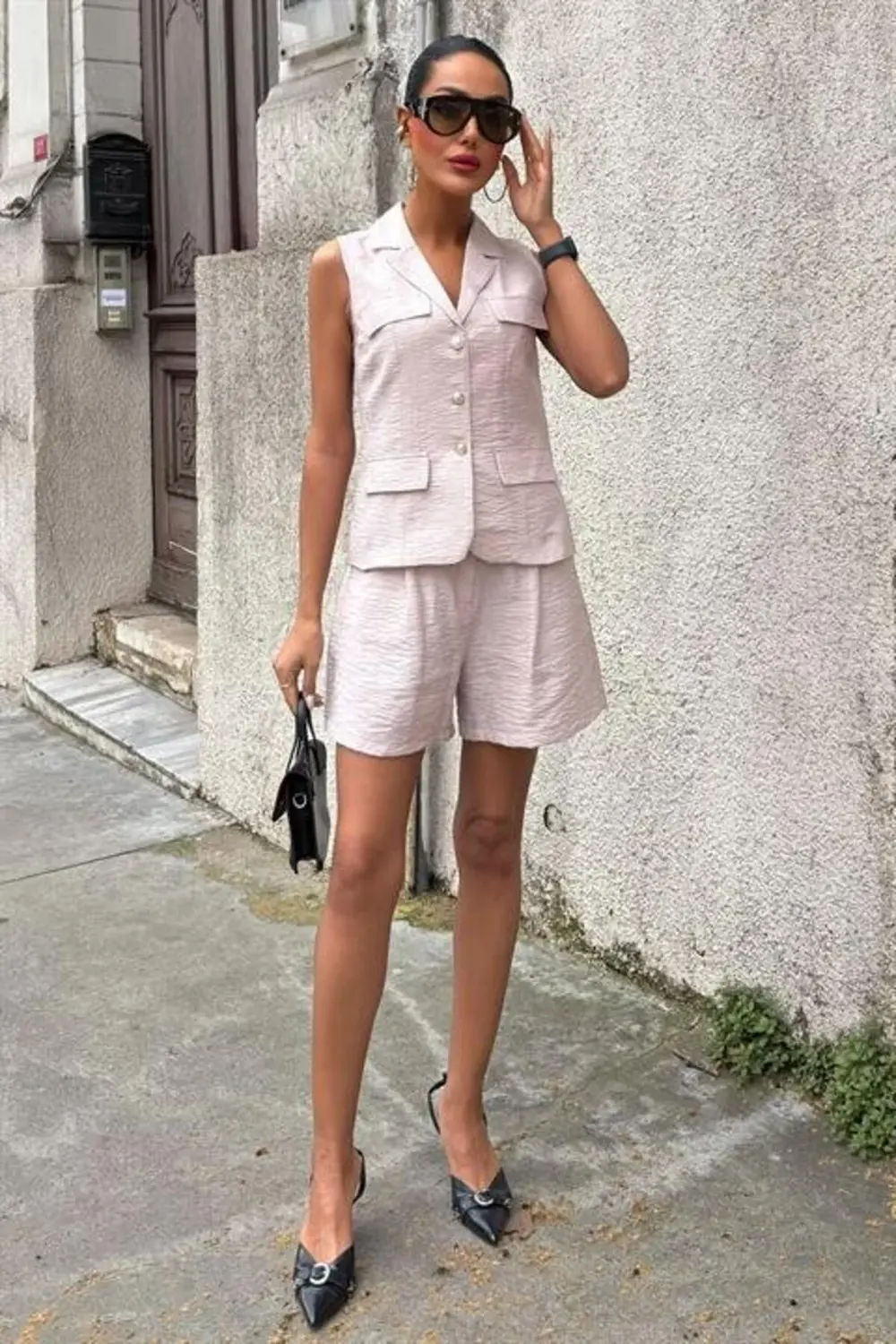 Yelek Şort Viscon Takım 10156-17