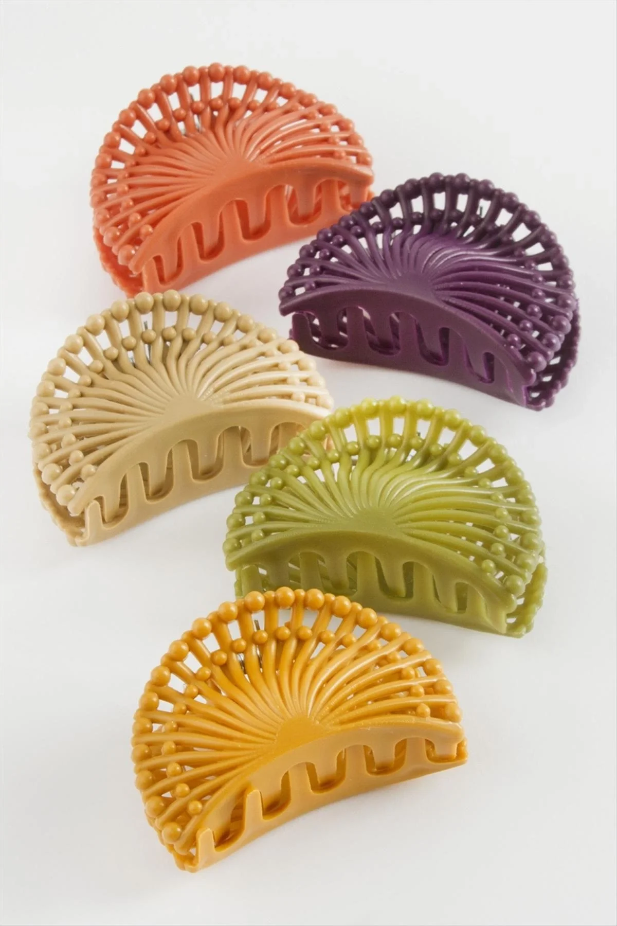 Yelpaze Renkli Mandal Toka 6 cm