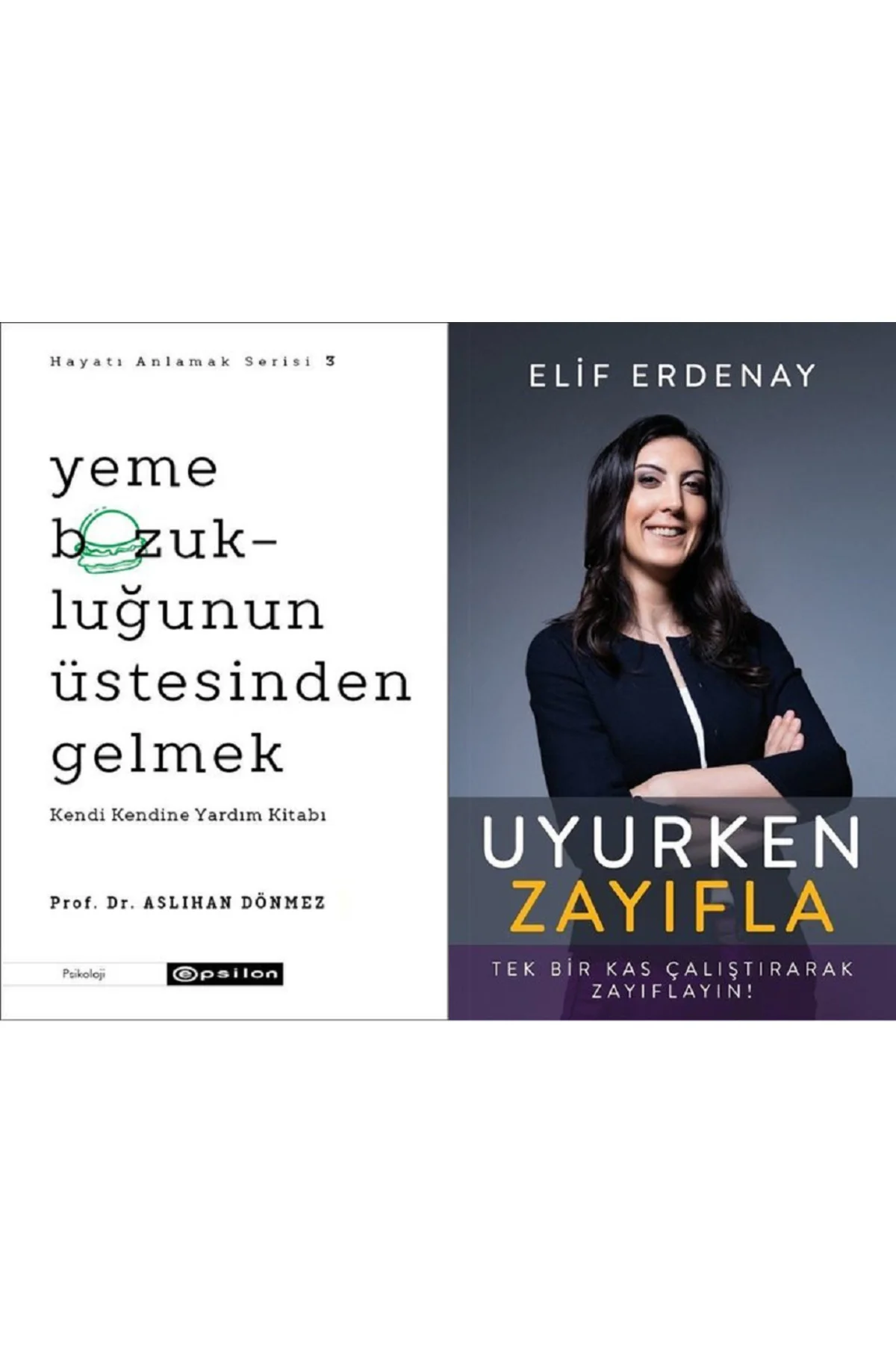 Yeme Bozukluğunun Üstesinden Gelmek + Uyurken Zayıfla 2 Kitap Set