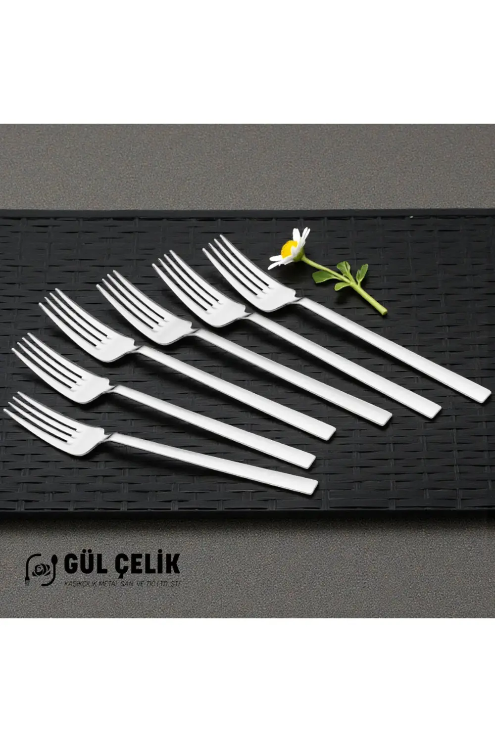 Yemek Çatalı 12 'li Düz Sade Model 18/0 Kalite