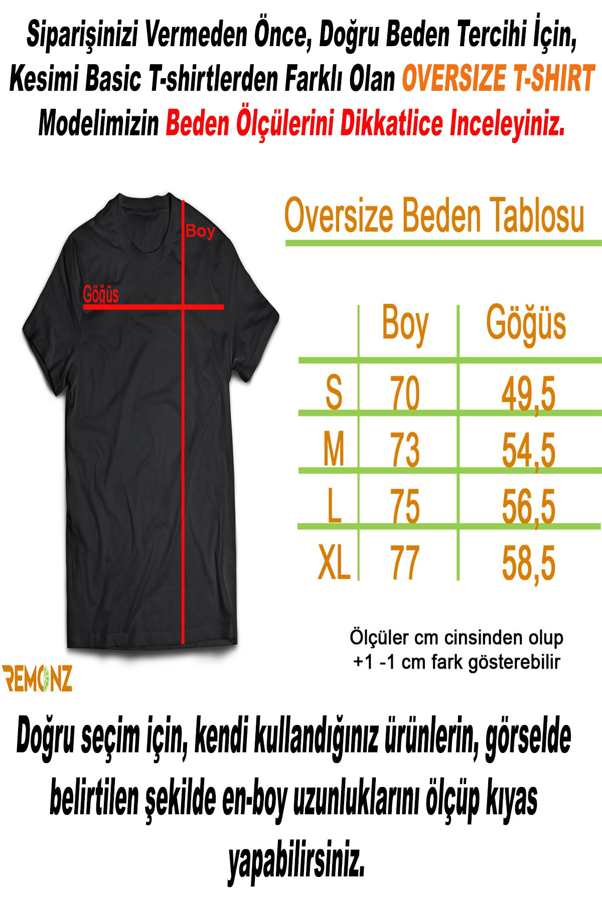 Remonz Yemek Serisi Hotdog Baskılı %100 Pamuk Büyük Beden Tişört